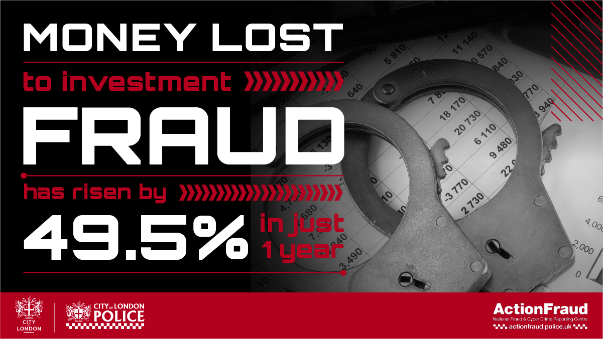 ⚠️ Be aware of investment fraud:... - City of London Police