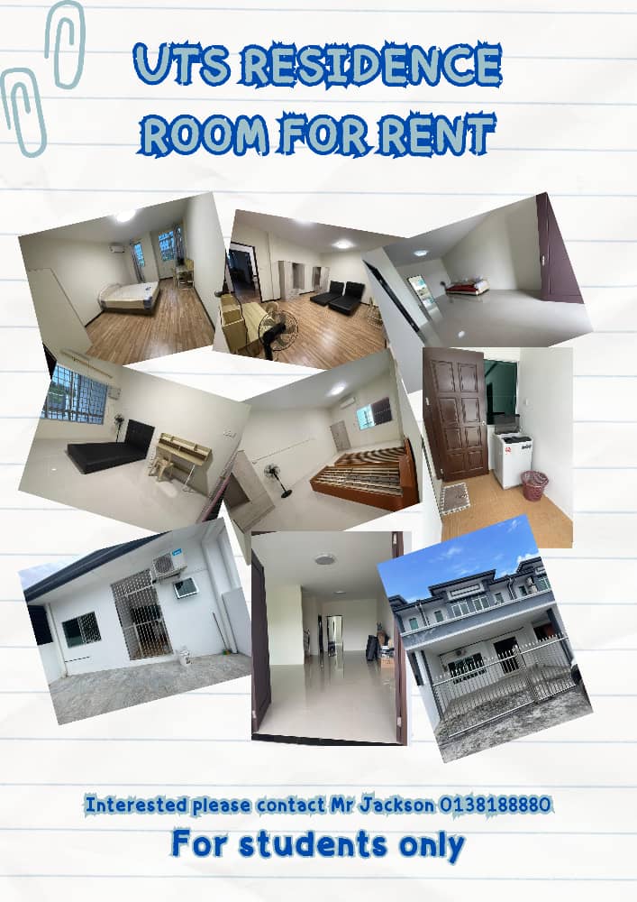 UTS Residence room for rent | Sibu