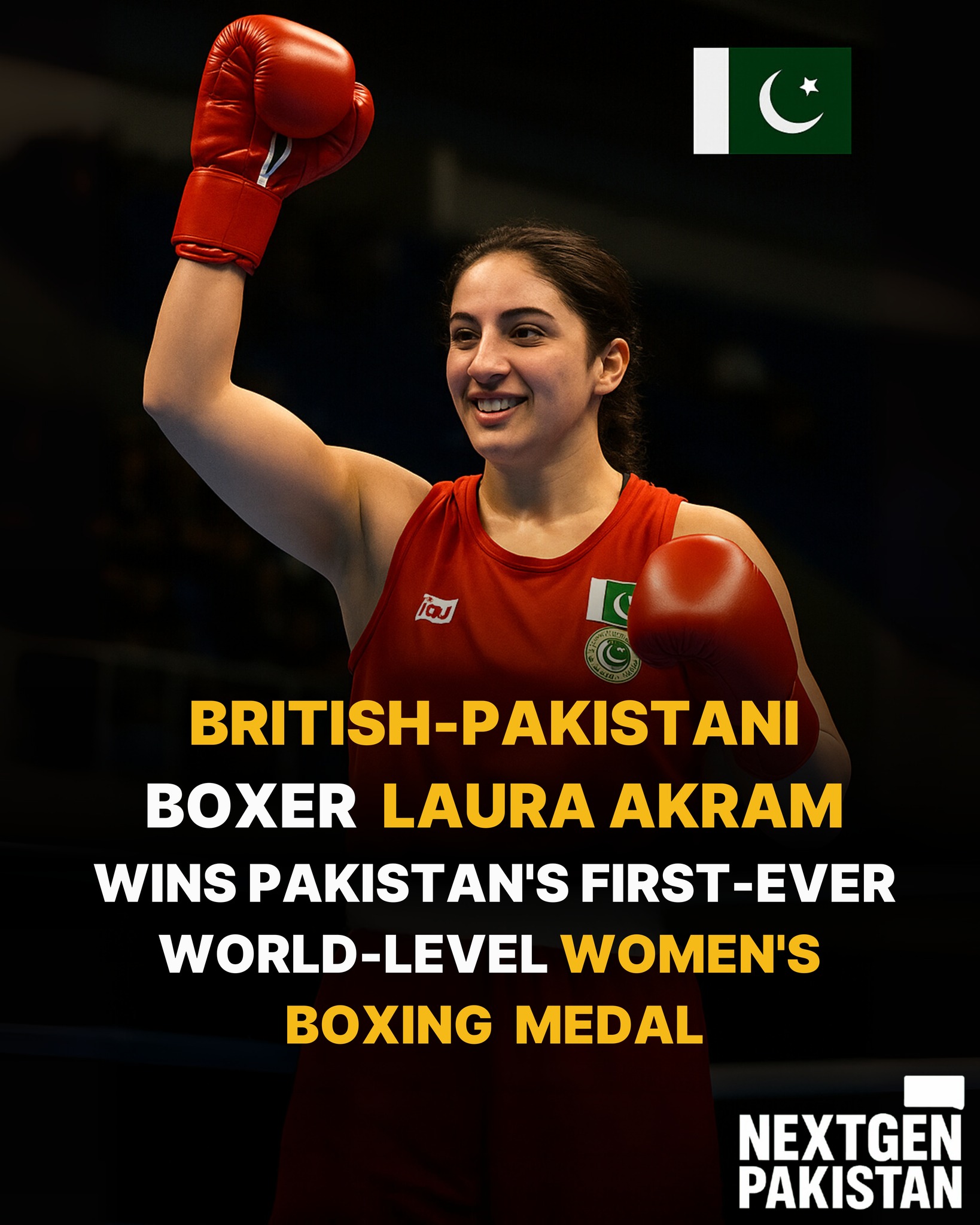 NextGen - 🥊History Made! British‑Pakistani boxer Laura Akram has become ...