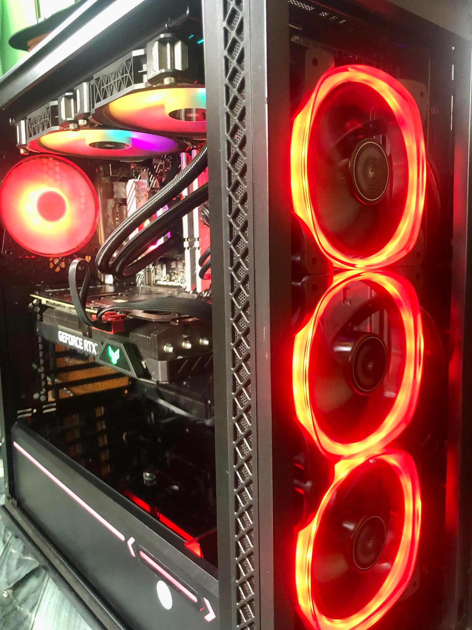 My gaming PC setup with i7-7700k and MSI 1660 Super