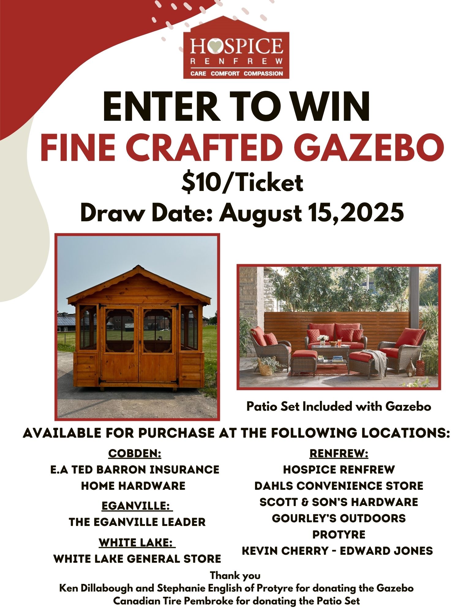 Hospice - Our raffle has begun! Enter for a chance to win this fine ...