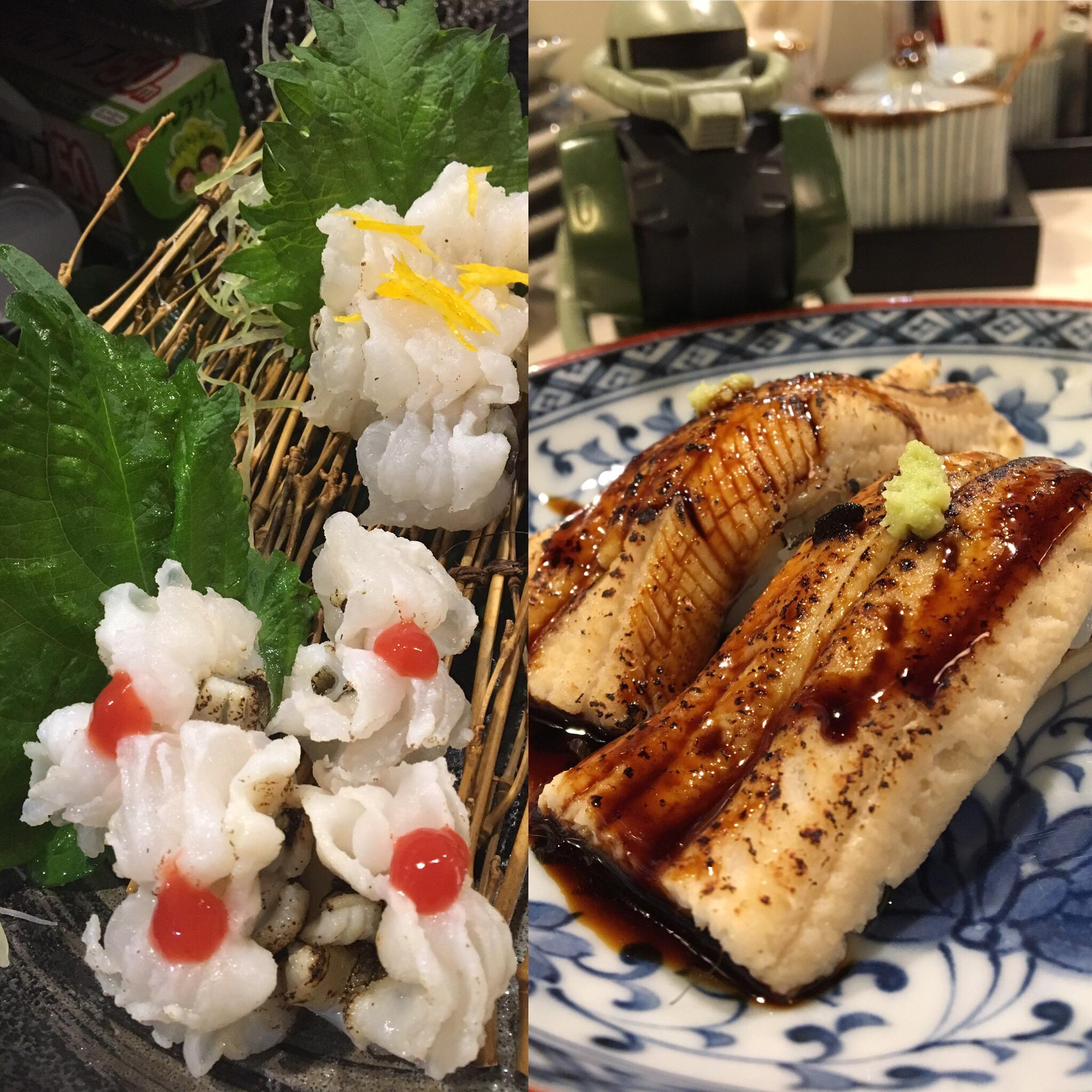 あなご や 炭火 ざく