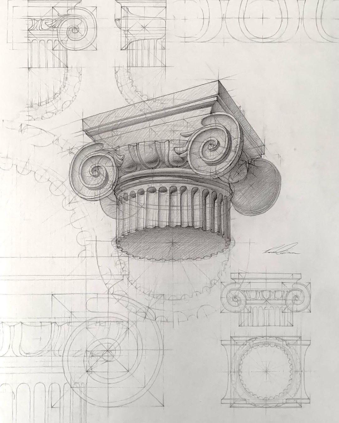 Capitel jónico ... - Enlace Arquitectura | Facebook