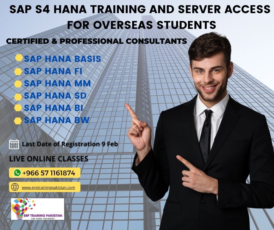 SAP S/4 HANA Training in... - SAP S4 Hana Training Pakistan
