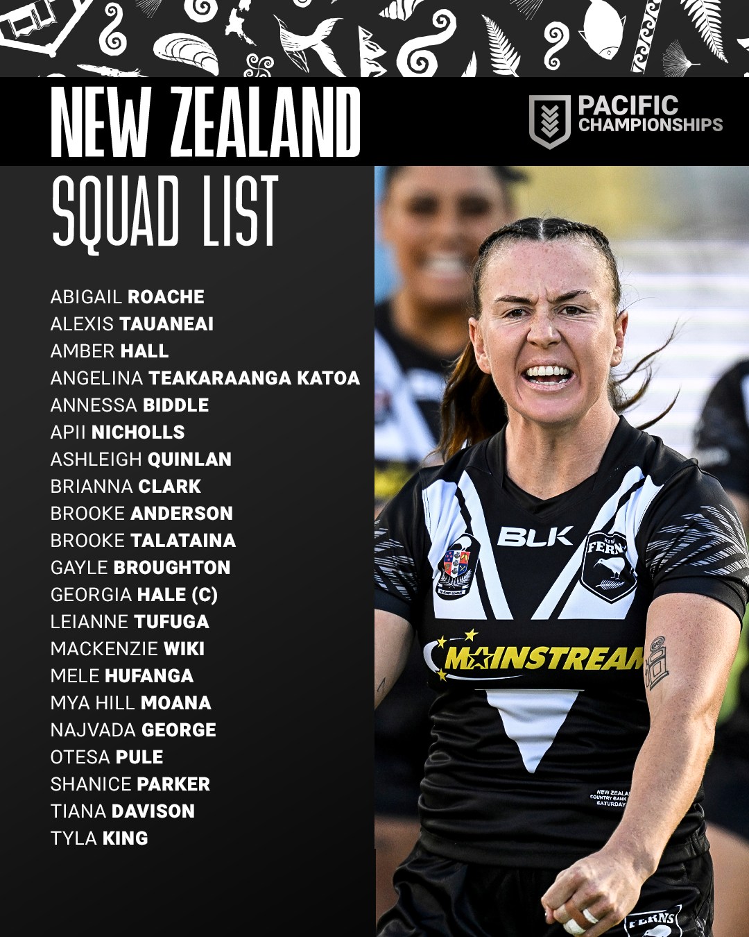 Your LDV New Zealand Northland Taniwha Squad for 2026