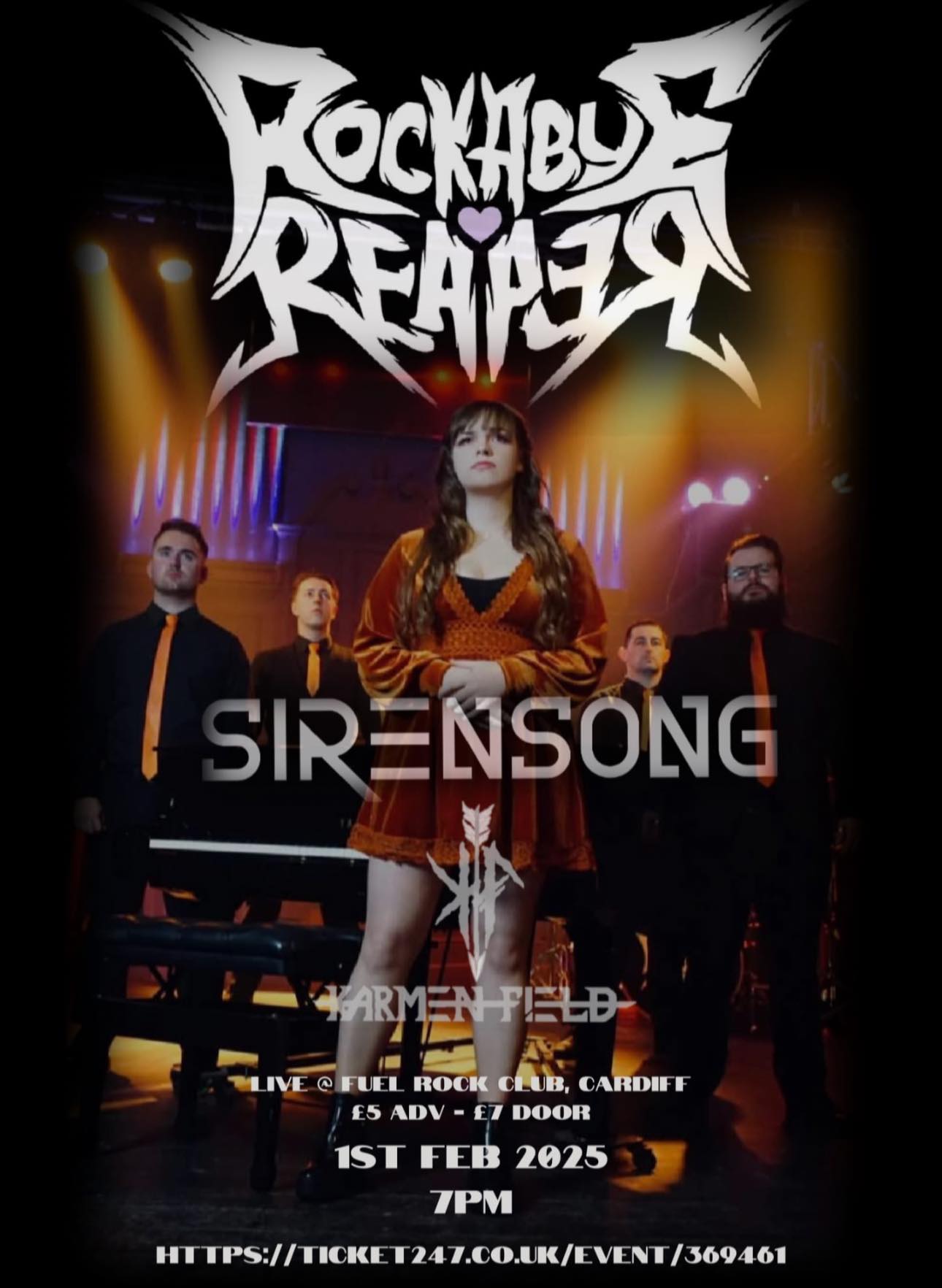 Rockabye Reaper - HEADLINE SHOW ANNOUNCEMENT We thought we’d come into ...