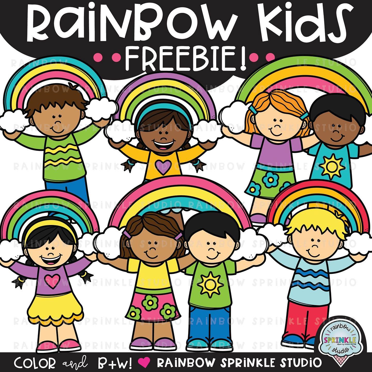 💕🌈 New clipart FREEBIE for you,... - Rainbow Sprinkle Studio | Facebook