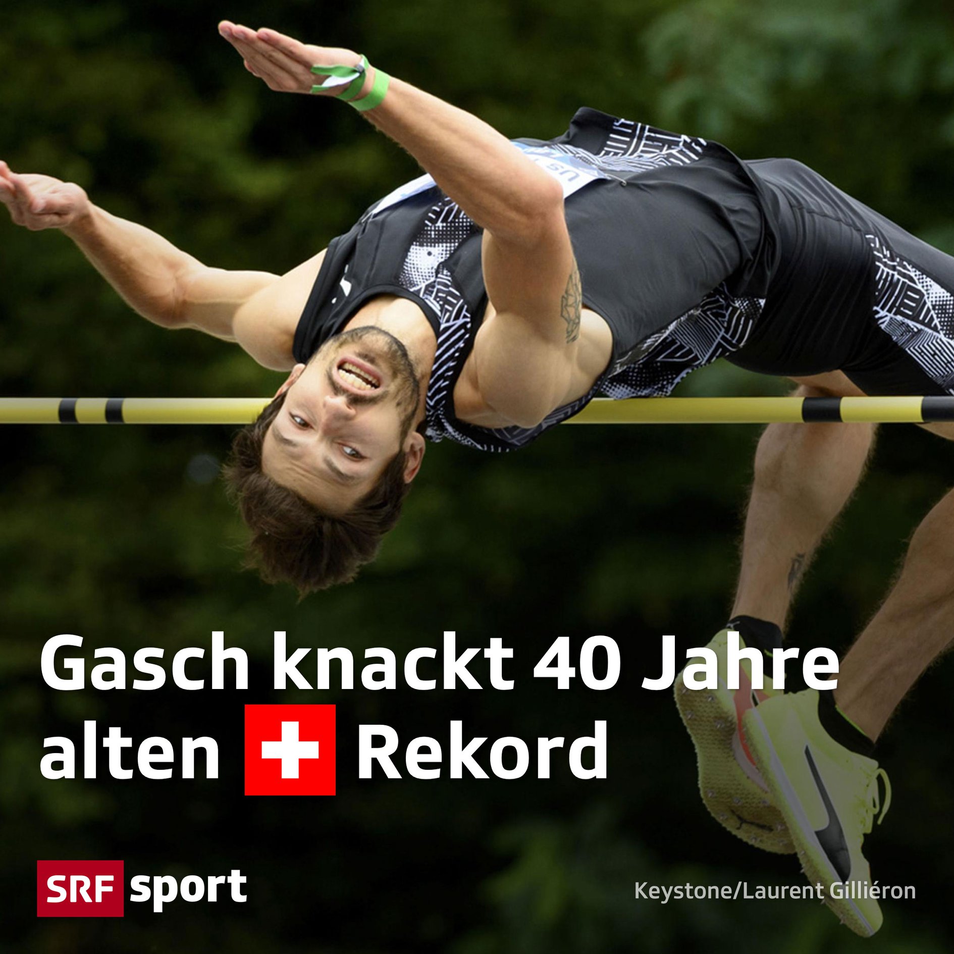 SRF Sport - Hochspringer Loïc Gasch ist bei einem Meeting in Lausanne ...