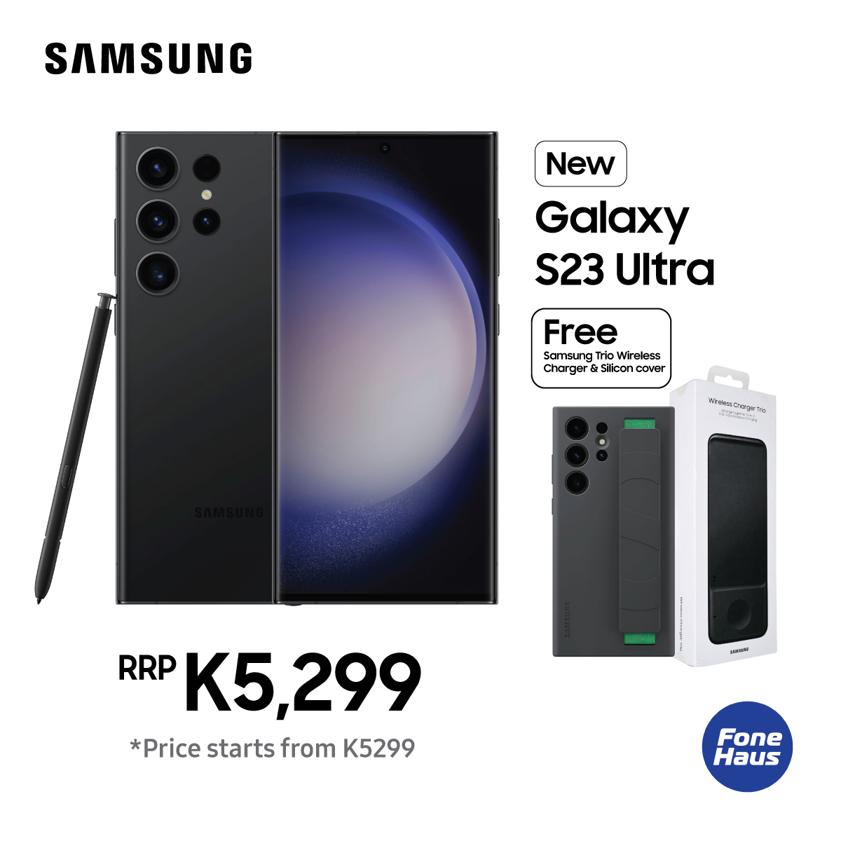 Galaxy S23 Plus 5G 256G Company SIM2 99% = 359$ Free Original 