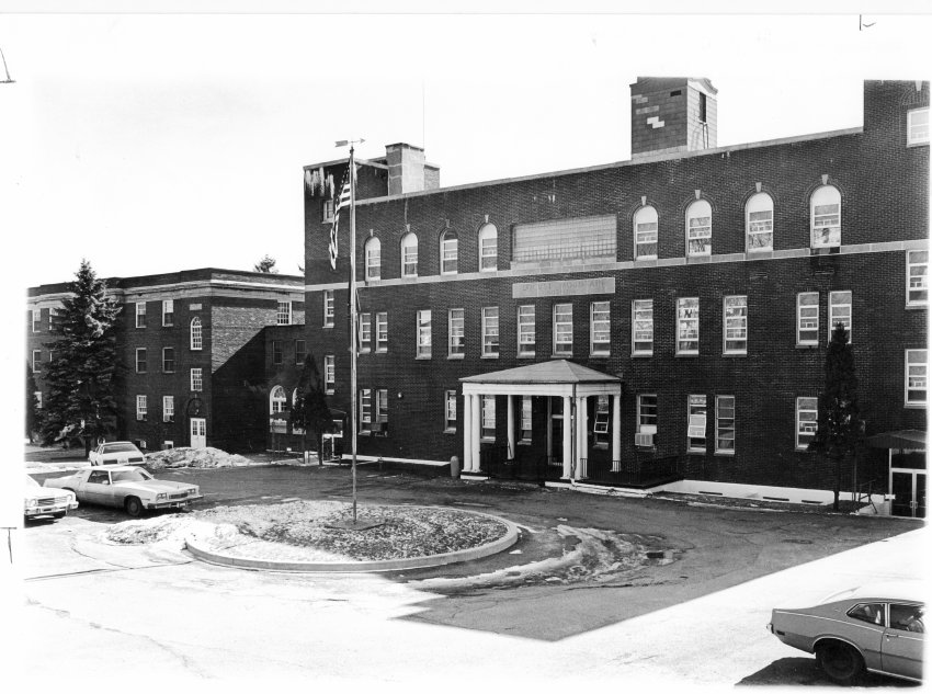 Here is the former Locust Mountain Hospital, now a nursing home ...
