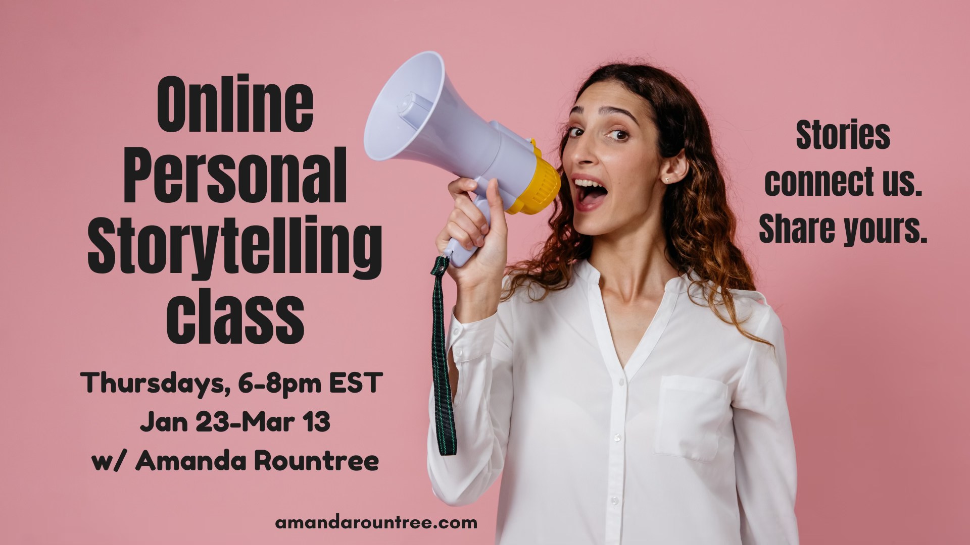 Online Personal Storytelling 8-week class