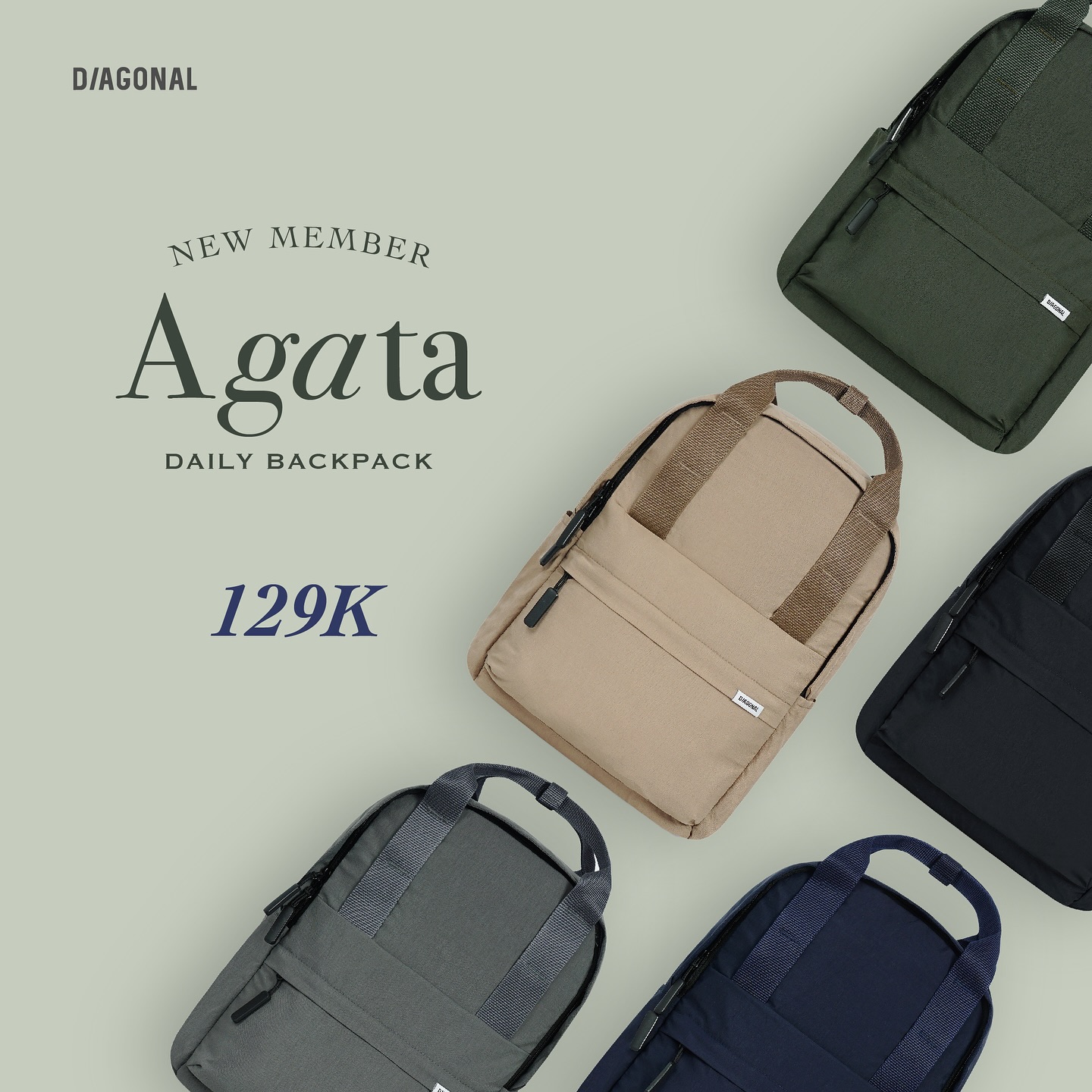 Diagonal - AGATA - Bepergian jadi lebih praktis dan stylish! Dengan ...