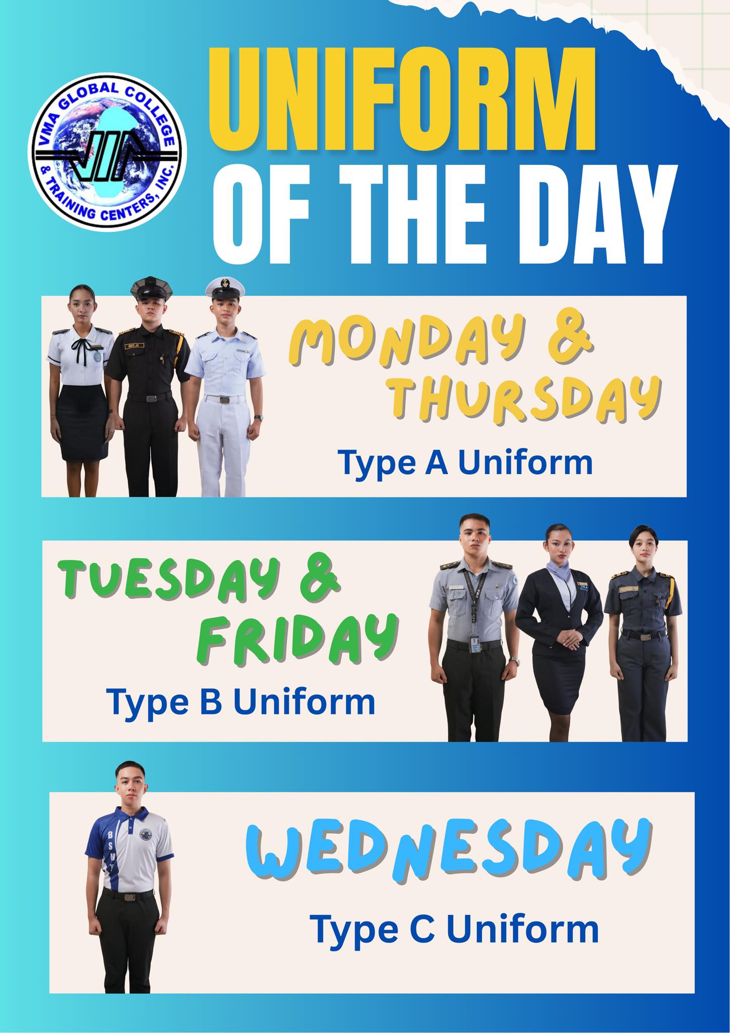 📢 New Uniform Policy... - VMA Student and External Affairs | Facebook