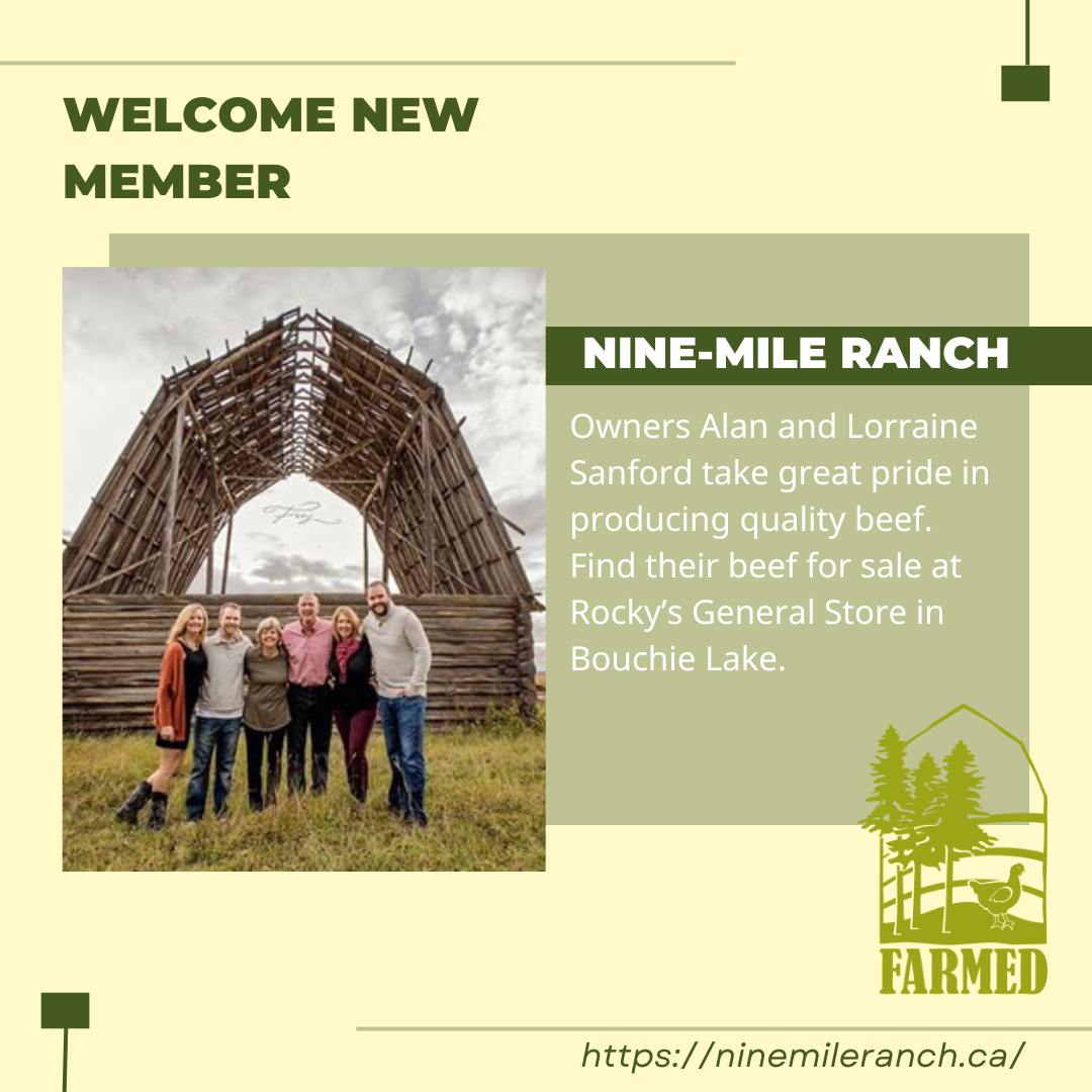 North - Please welcome new member Nine Mile Ranch to FARMED. The ...