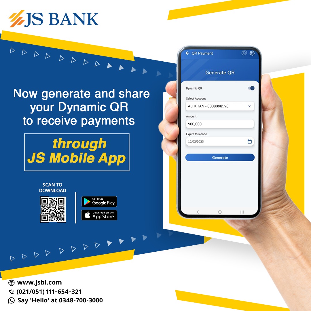 JS Bank - Experience the future of payments with the JS Mobile dynamic ...