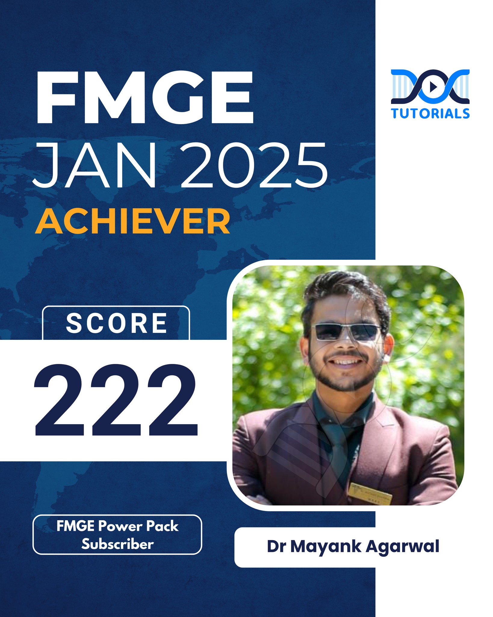 DocTutorials - Hearty congratulations to Dr Mayank Agarwal for scoring ...