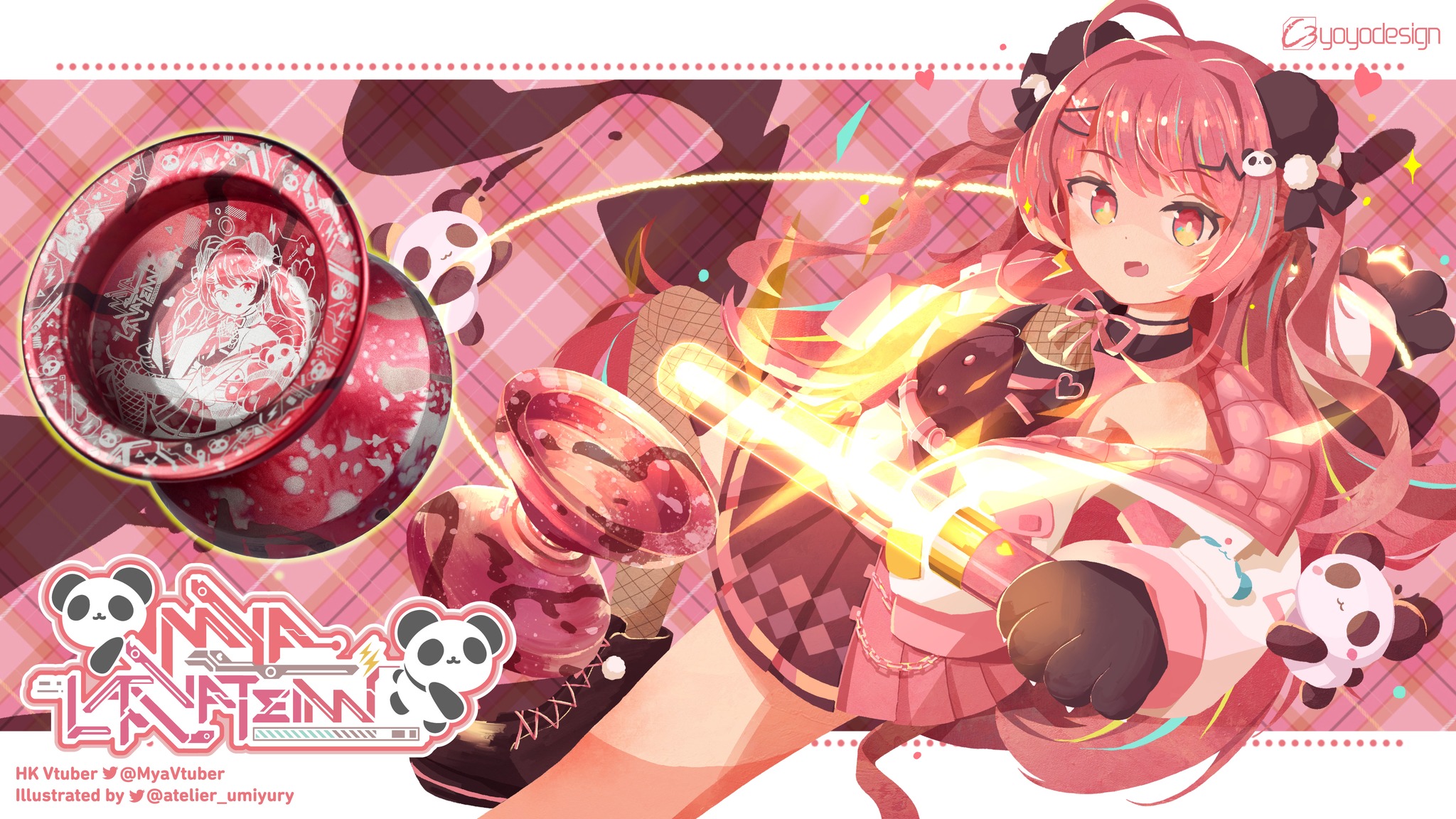 Hong Kong Vtuber #米亞MYA x #C3yoyodesign special edition