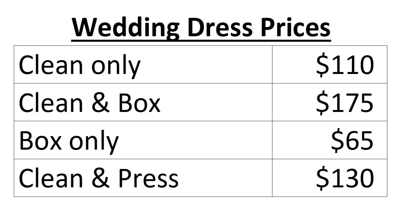 formal dress dry cleaning cost Artistic Cleaners MD_DRAFT