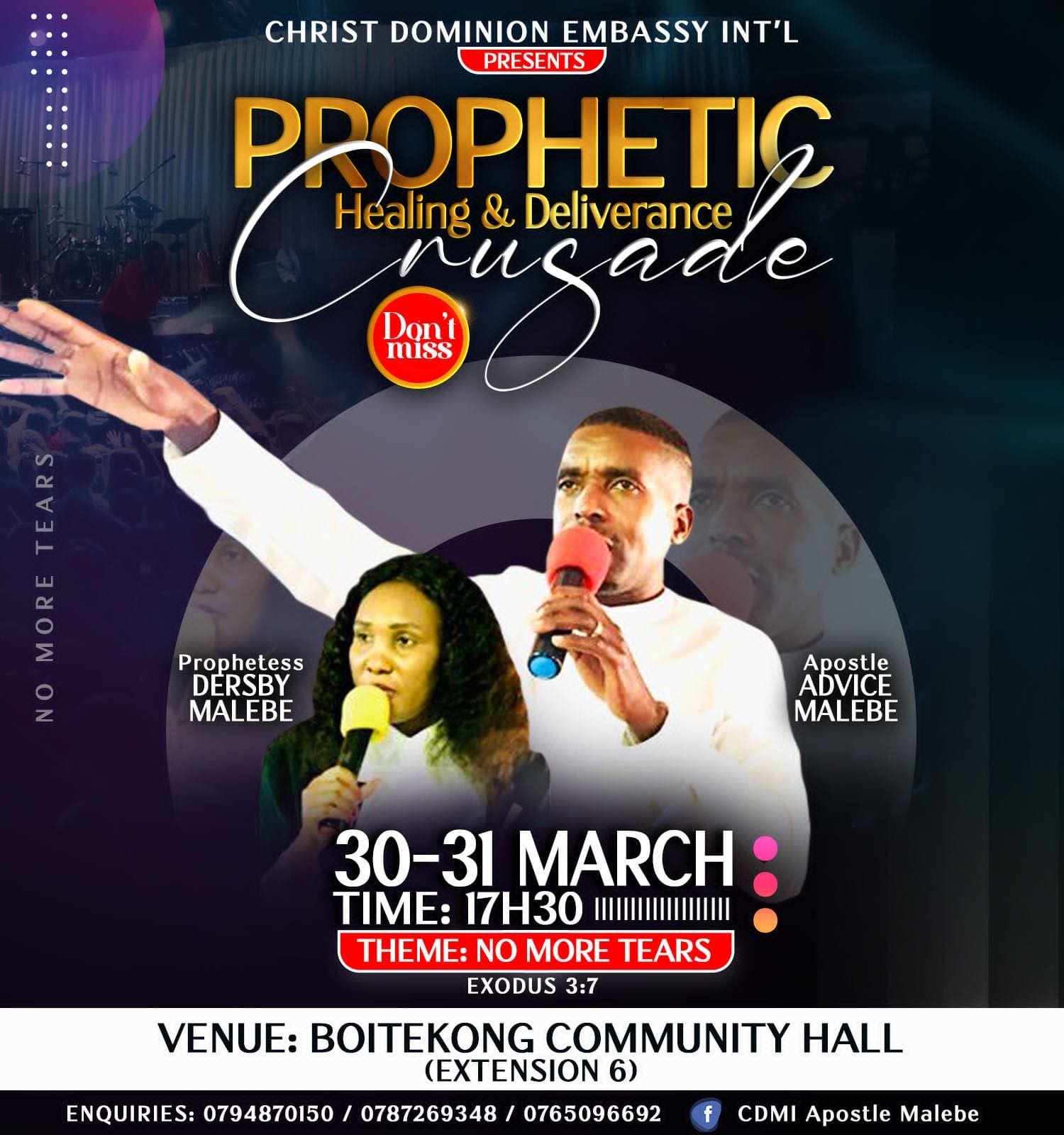Boitekong, Boitekong,... - CDEI Prophet Advice Malebe | Facebook