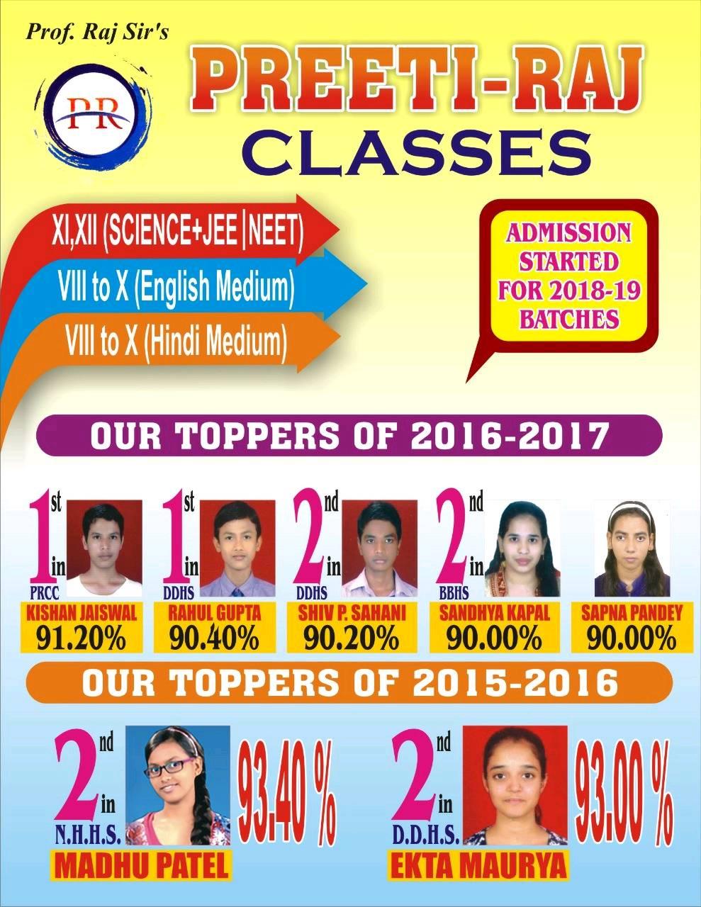 Preeti Raj Classes | Kalyan