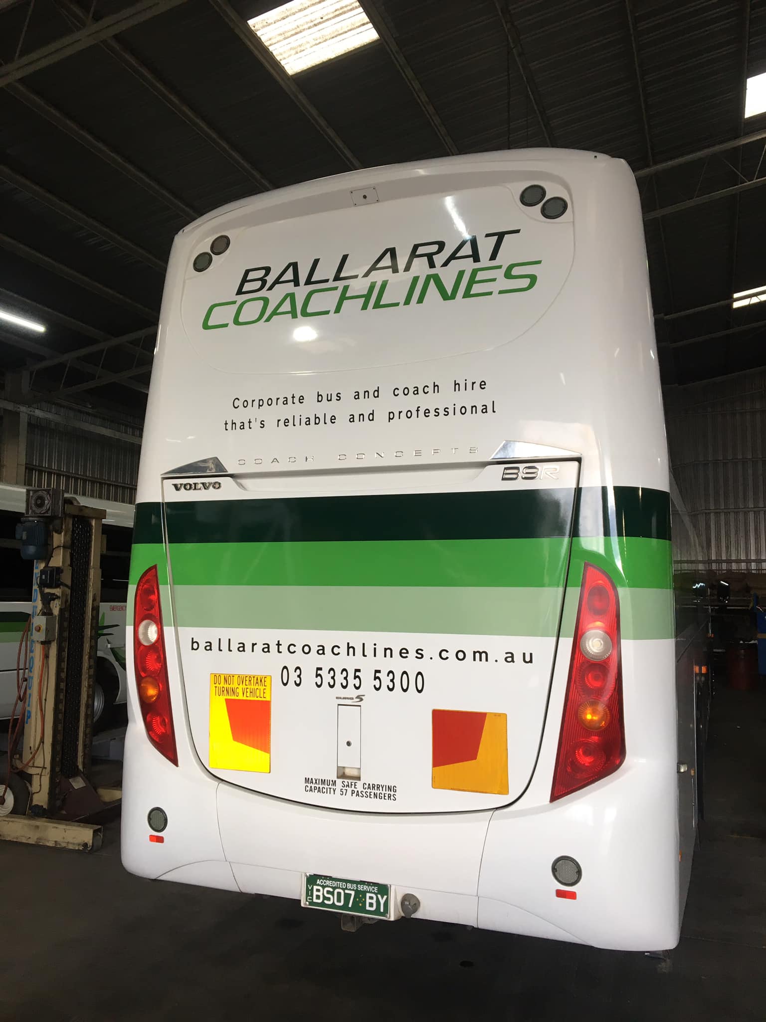 Harvey Signs - Some recent work on Ballarat Coachlines buses