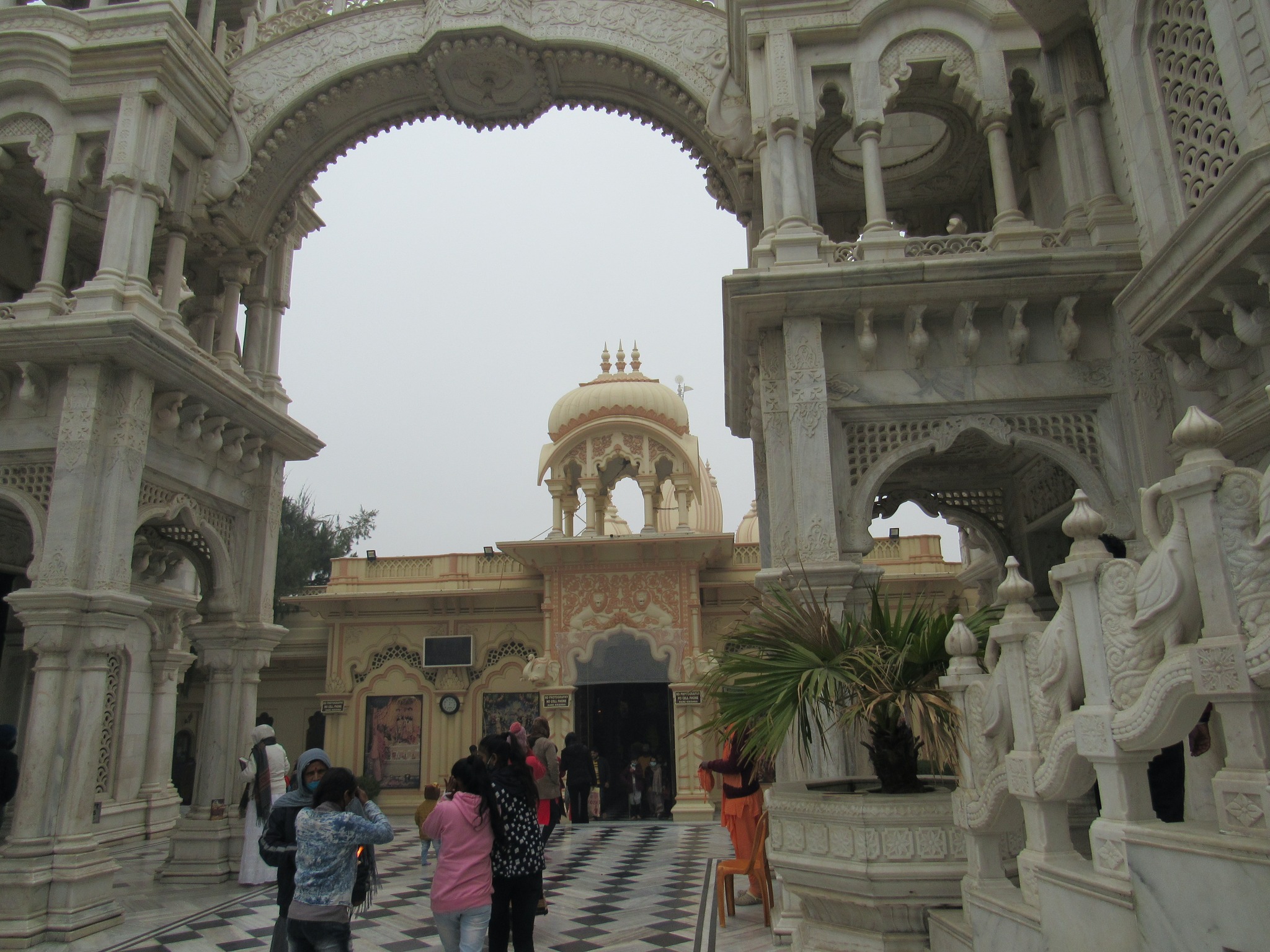 India History - The ISKCON temple at Mathura-Brindavan is...