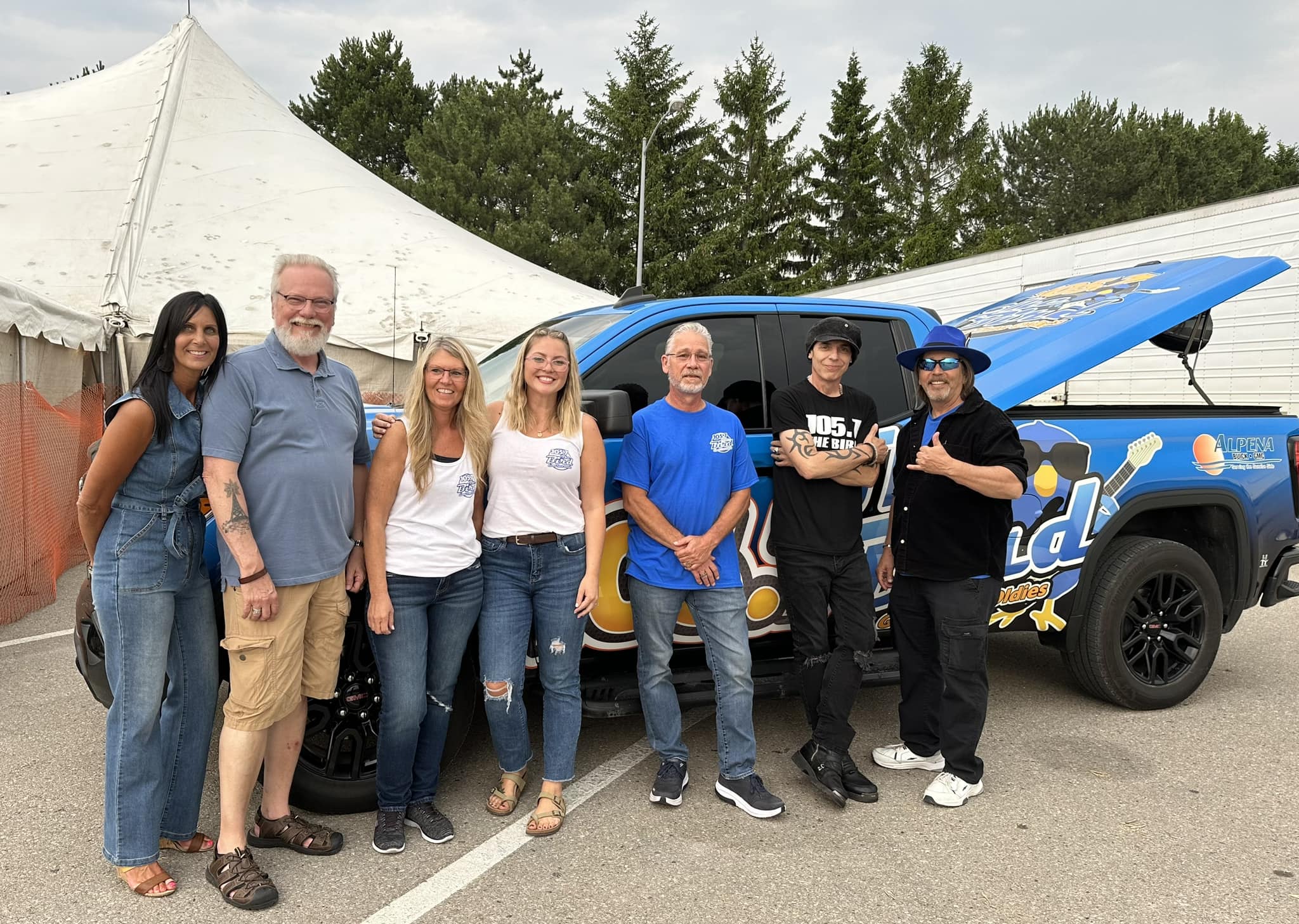 105.7 - The Bird Crew! Left to right.. Kim Orr- General Manager Jack O ...