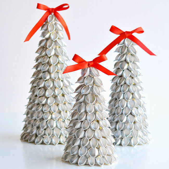 One Little Project - PASTA CHRISTMAS TREE - so beautiful! Instructions ...