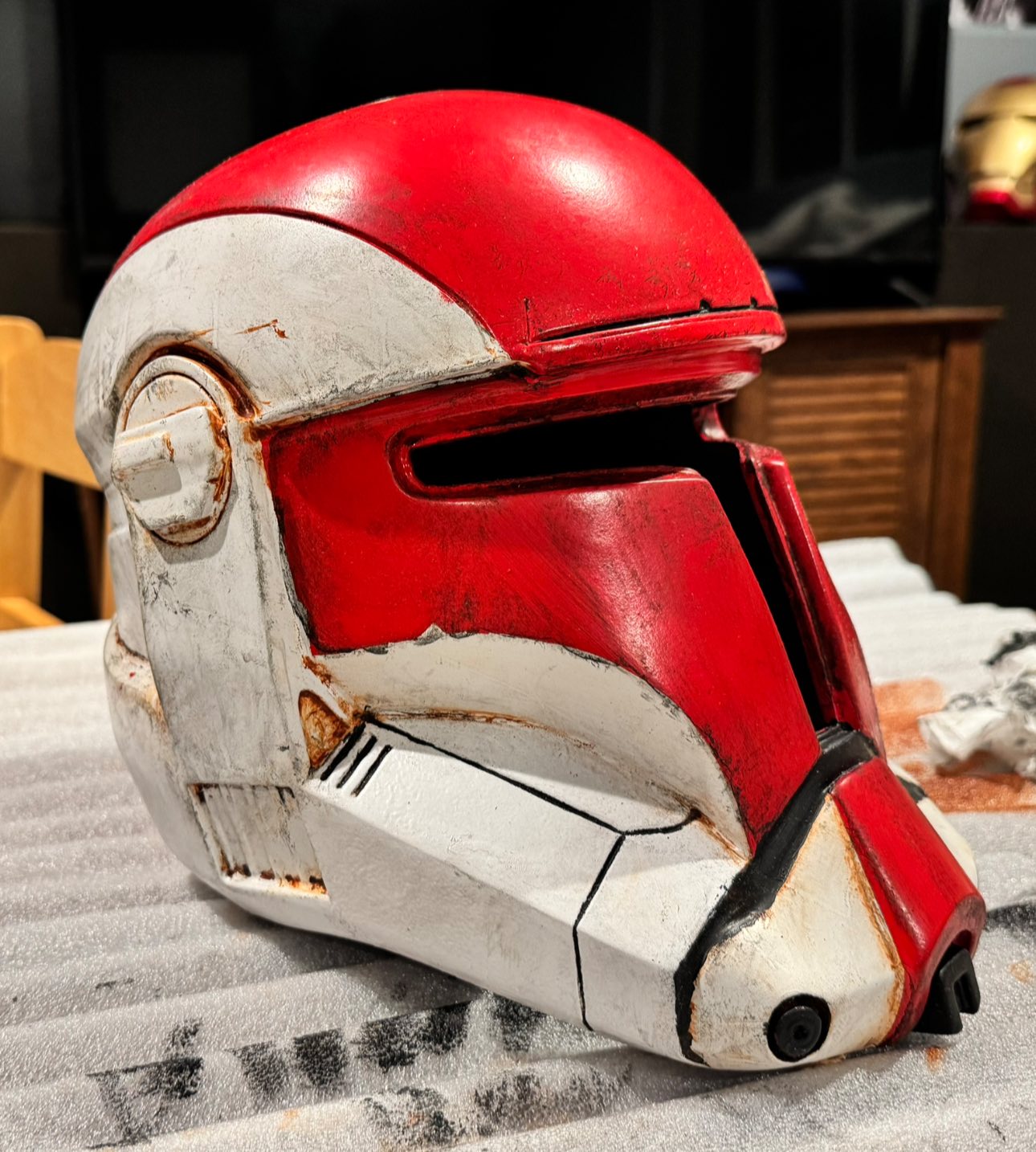clone commando motorcycle helmet Republic - Darth Maul with LED  Buy Handmade Cosplay The Black Seriesa line of roleplay items known for premium deco and realistic detail White Clone Republic Commando Helmet