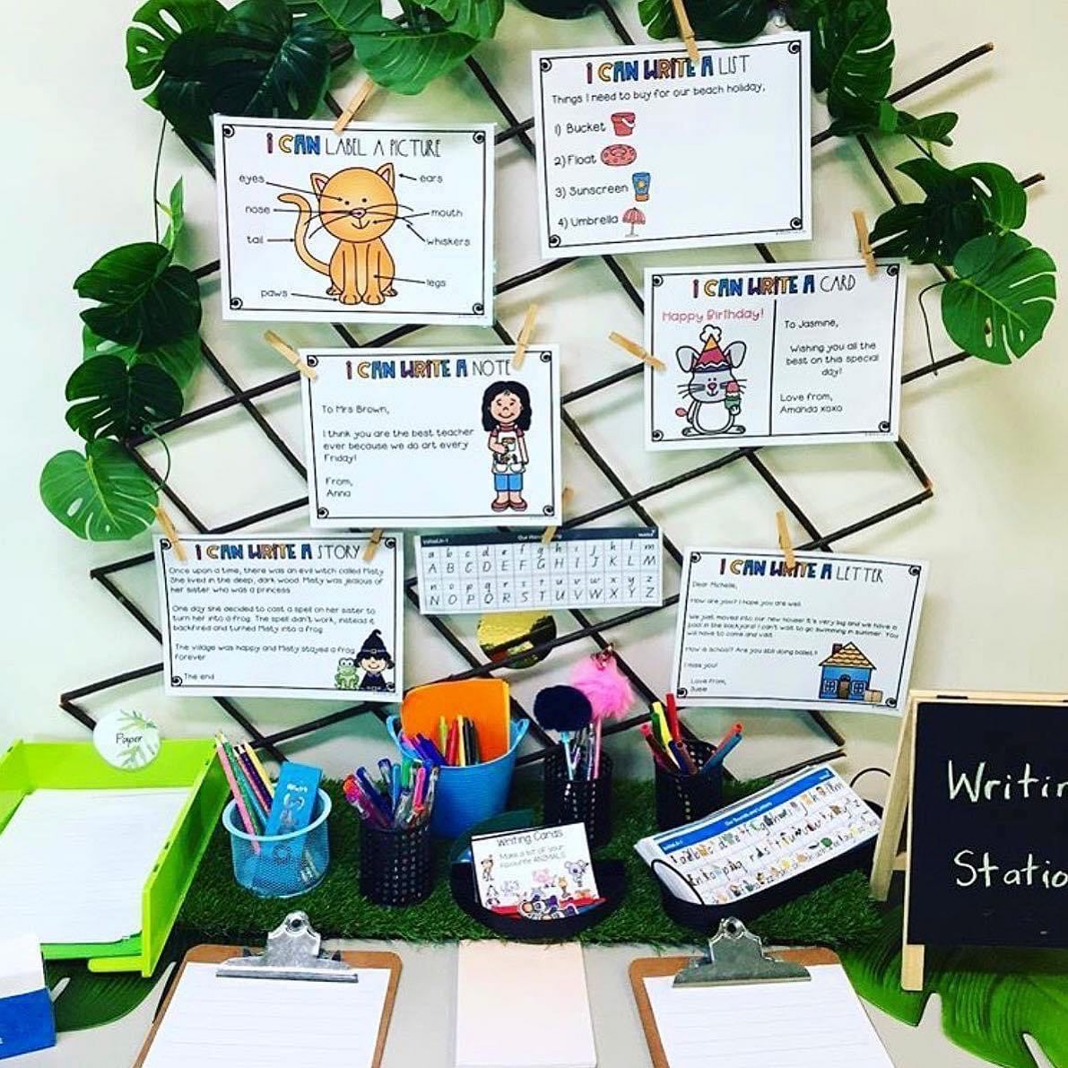 Set up a Free Writing Area with this... - Tales From Miss D | Facebook