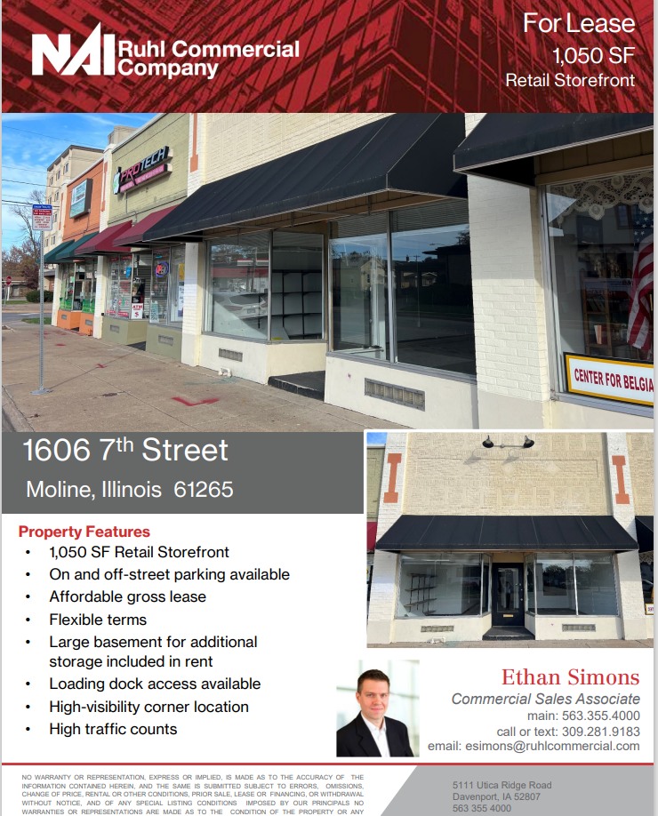 Ethan Simons, NAI Ruhl Commercial Company | Bettendorf IA