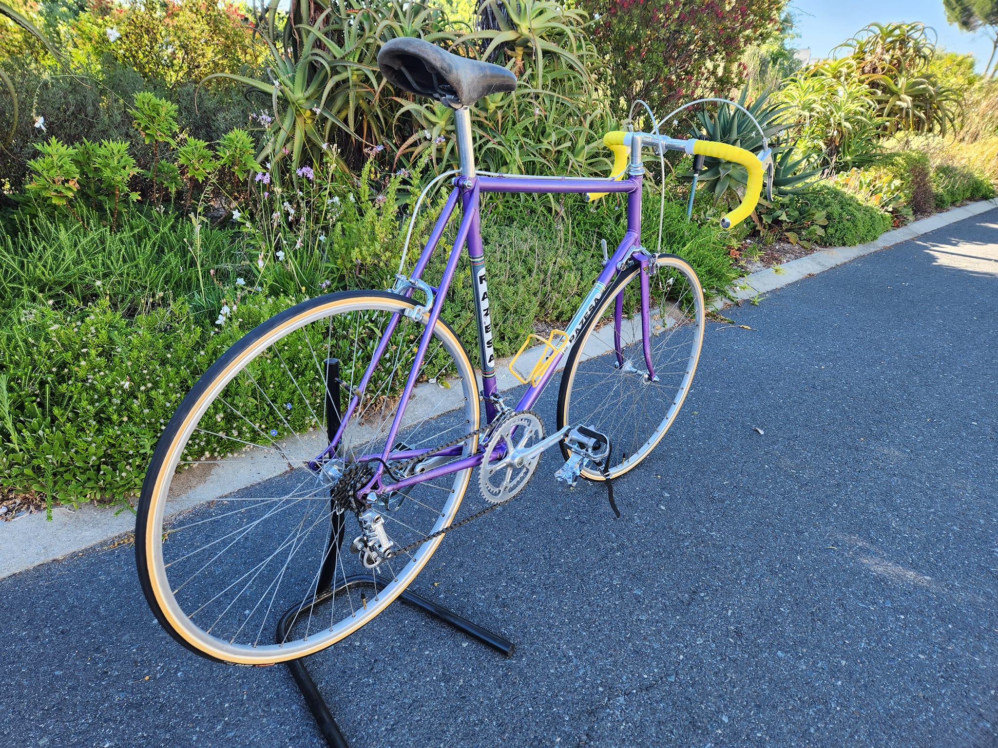 Vintage road bike with Reynolds 531 tubing and Campagnolo Nuovo Record