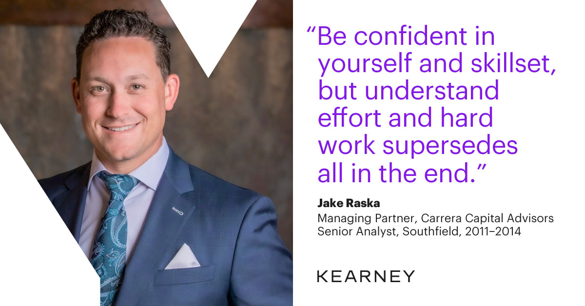 Kearney alumnus Jake... - Kearney - Management Consulting | Facebook