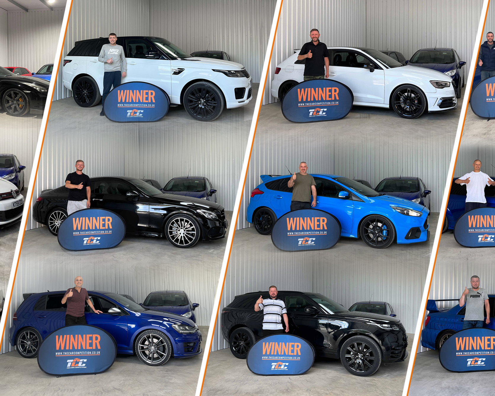 Here are some of our recent winners... - The Car Competition