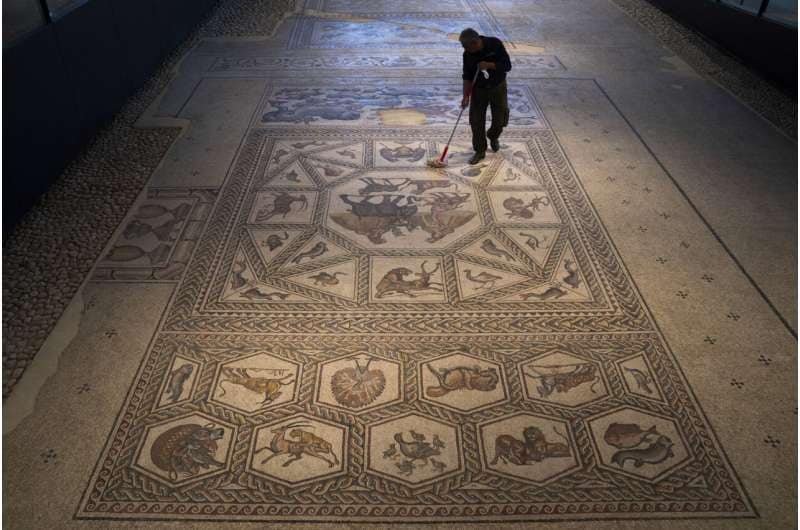 The mosaics' new home at the Shelby White and Leon Levy Mosaic Lod ...