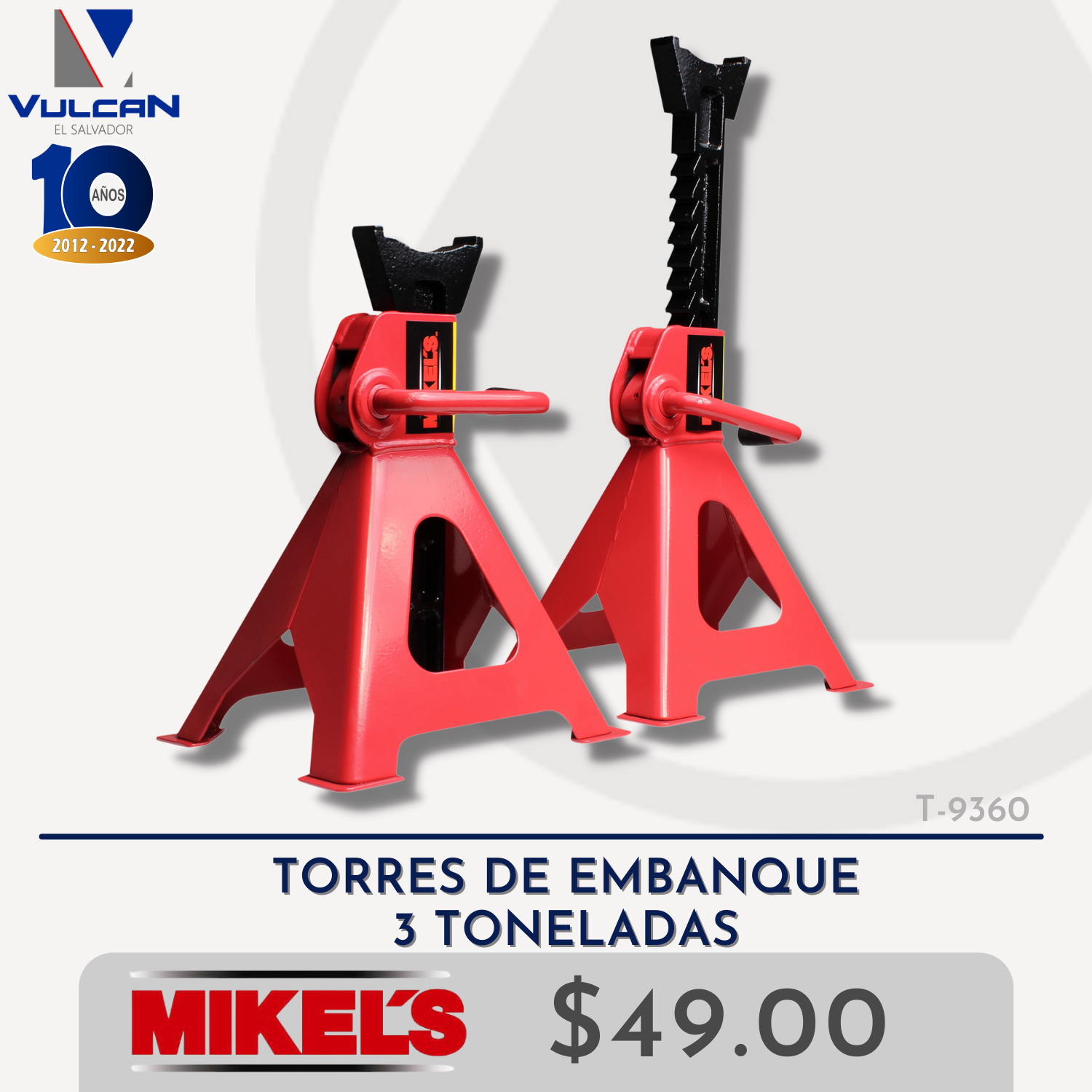 🧰🔧 Torres de embanque 3 toneladas ... - Vulcan El Salvador