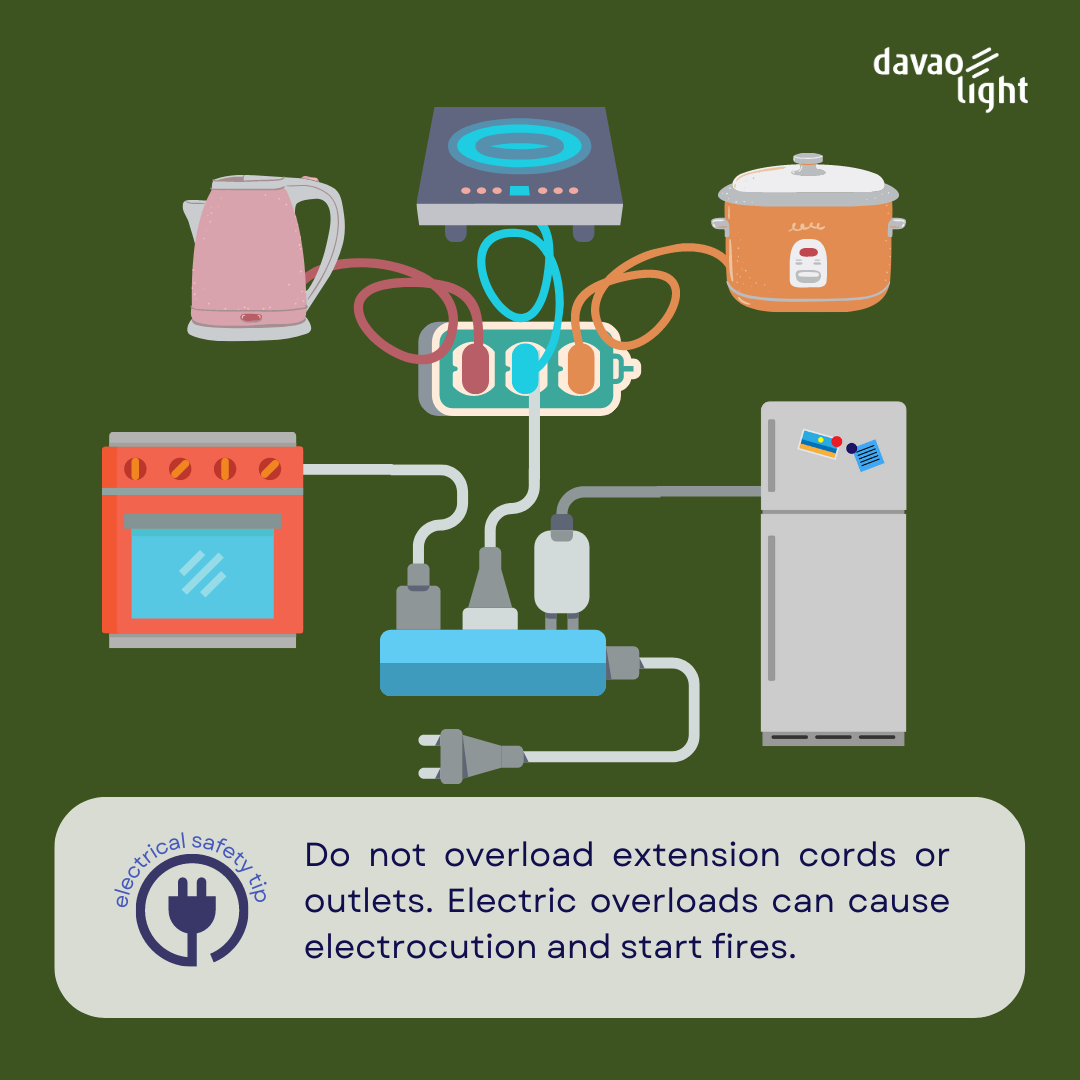Do not overload extension... - Davao Light and Power Co.