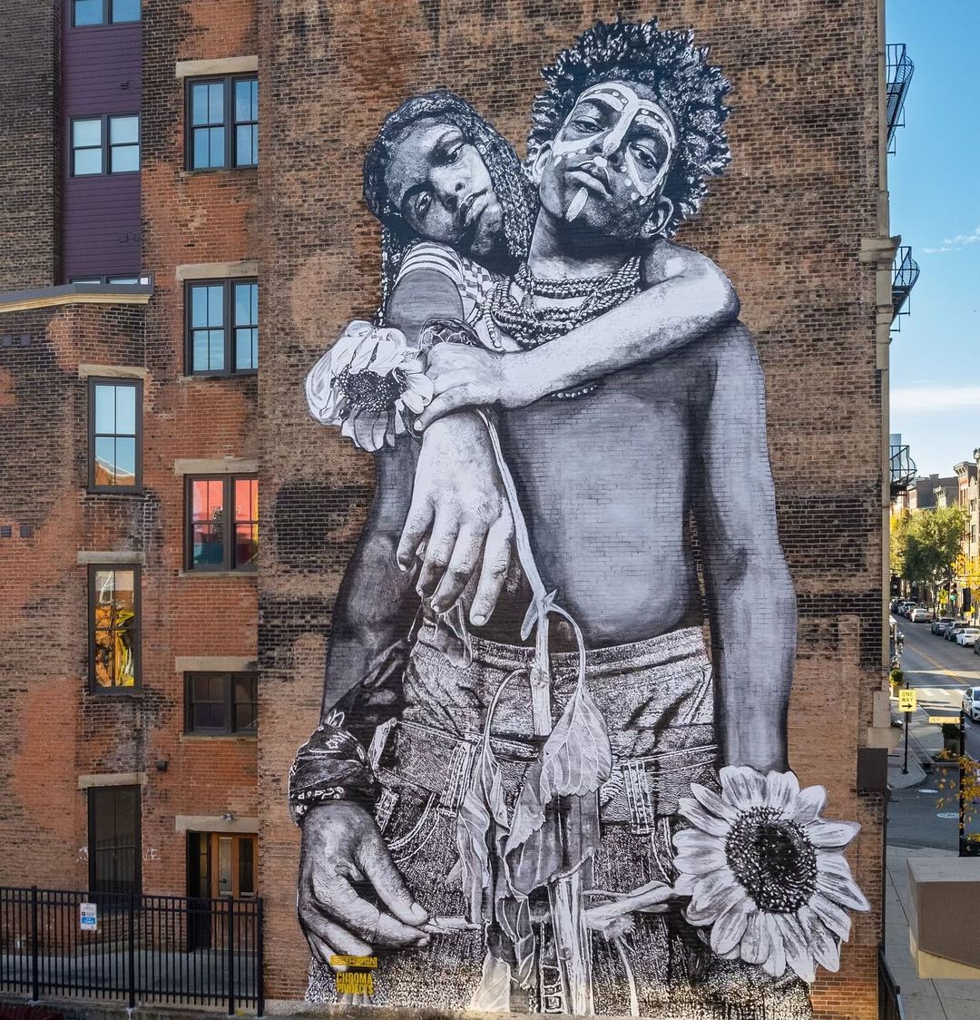 Blink Cincinnati street art by Gee Horton and Chroma Projects