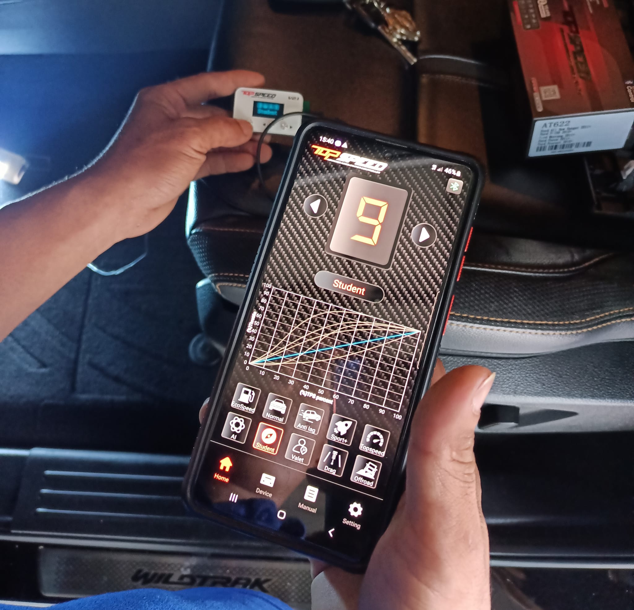 ⭐TOPSPEEDV2 ADVANCE Throttle Controller⭐ AT622 FORD RANGER WILDTRAK ...