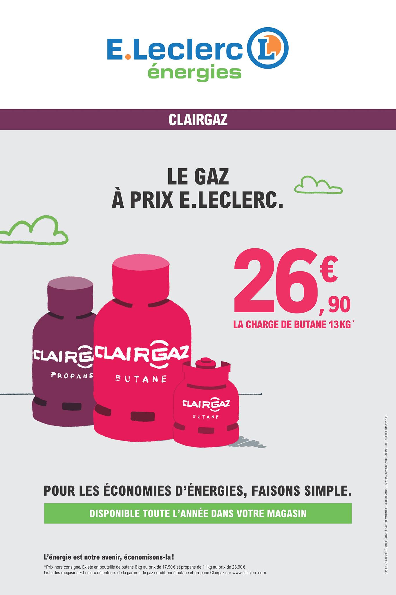 Bouteille De Gaz Propane 13 Kg Leclerc