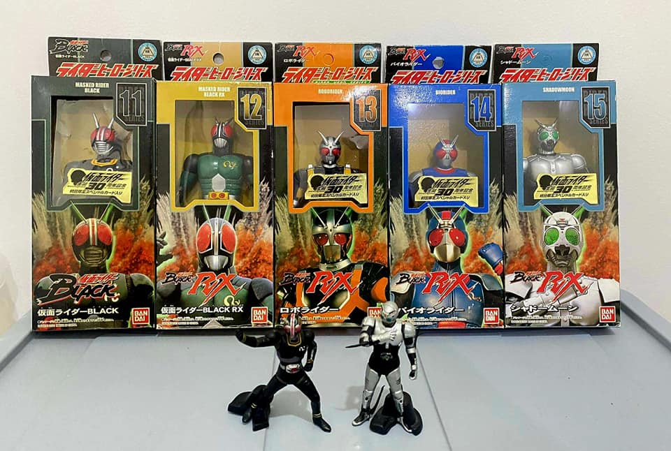 Kamen Rider & Masked Rider Action Figures FOR SALE!!! | Set of 5 Black ...