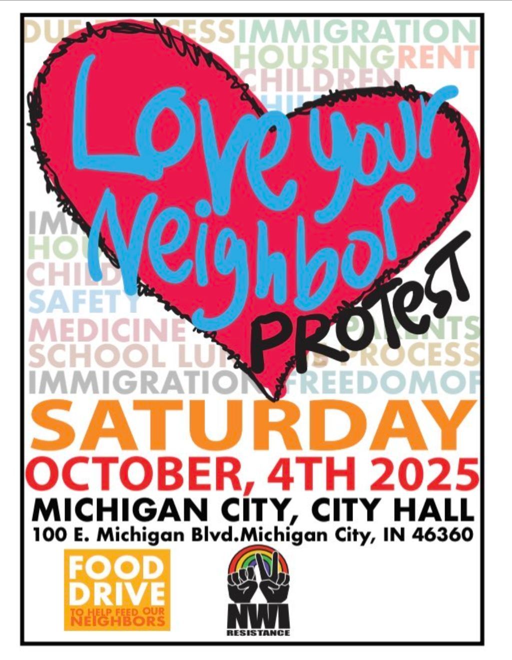 Love Your Neighbor Protest