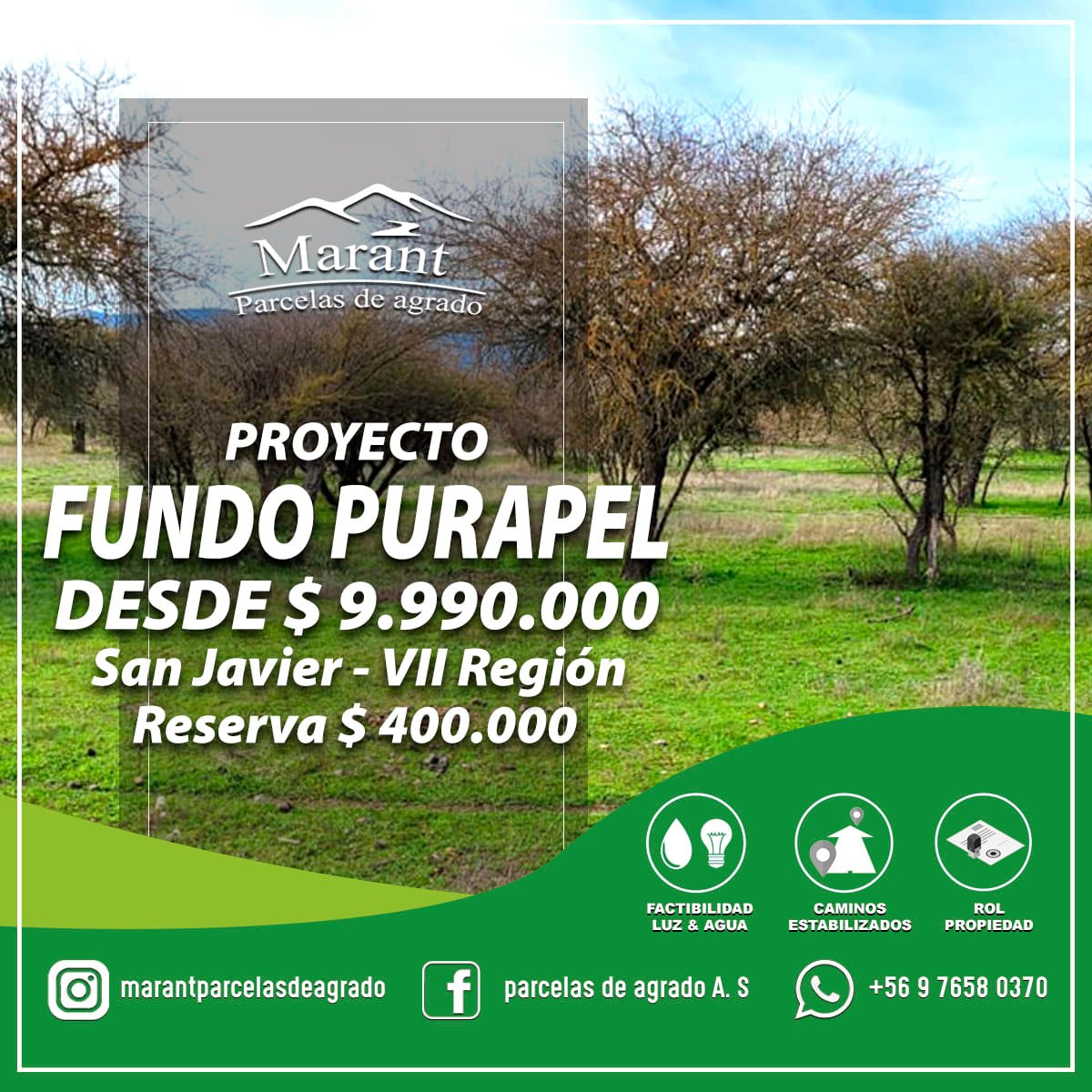 🏡 Proyecto Fundo Purapel San... - Parcelas de agrado A. S