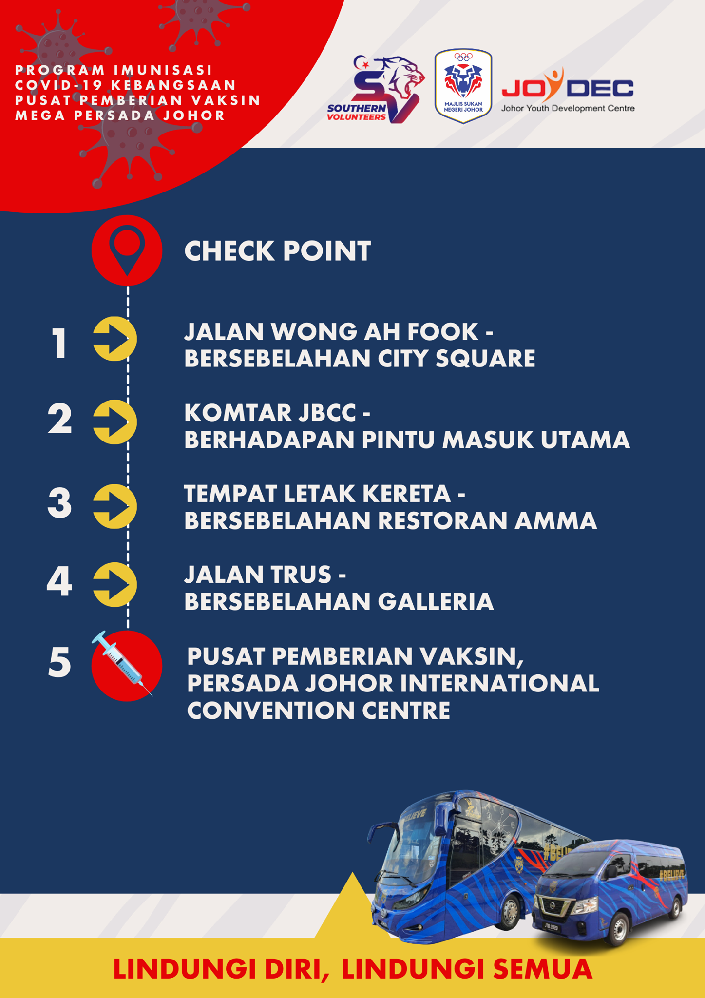 Johor Sports Council Msnj Provides Free Shuttle Bus To Persada Johor International Convention Centre For Vaccination Johor Now