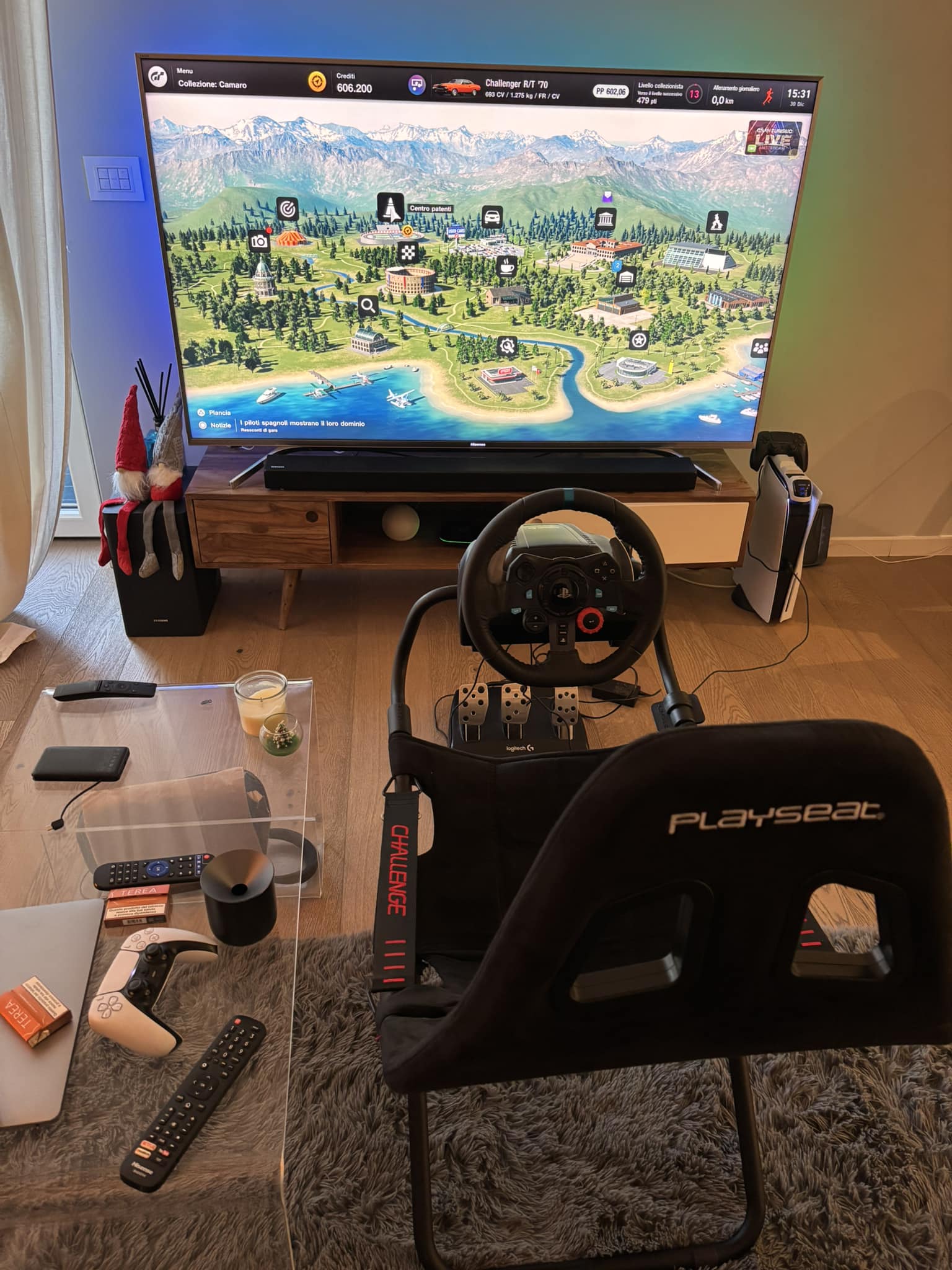 My first Playseat and G29! Any advice or best setting? ????