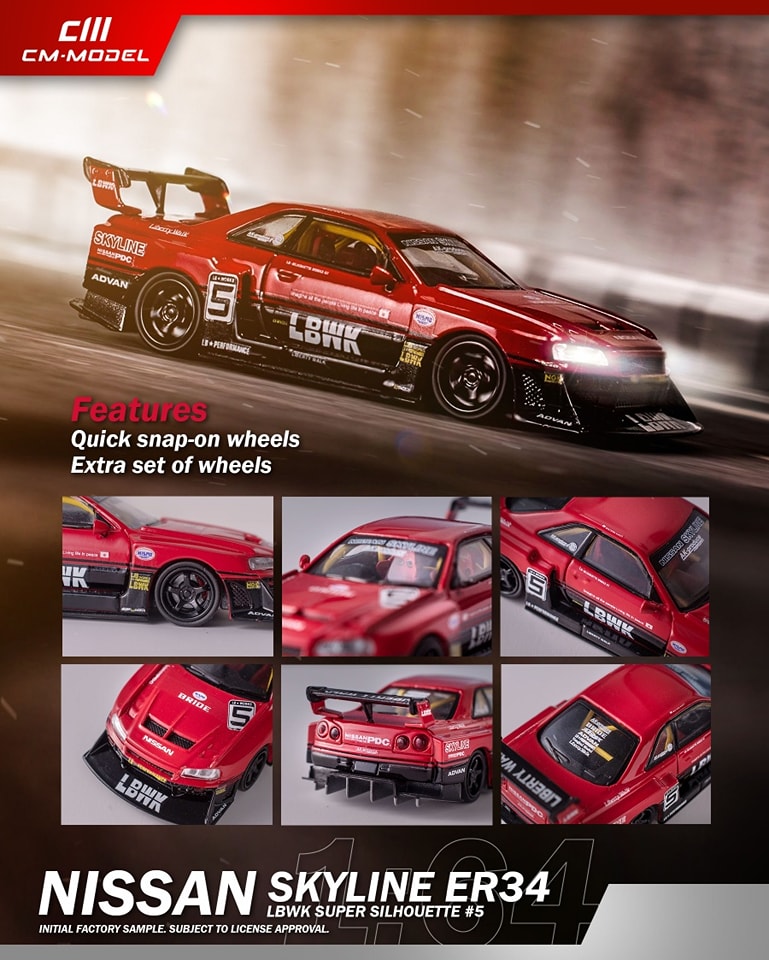 Nissan Skyline RS Super Silhouette 1/24 scale diecast by Ebbro