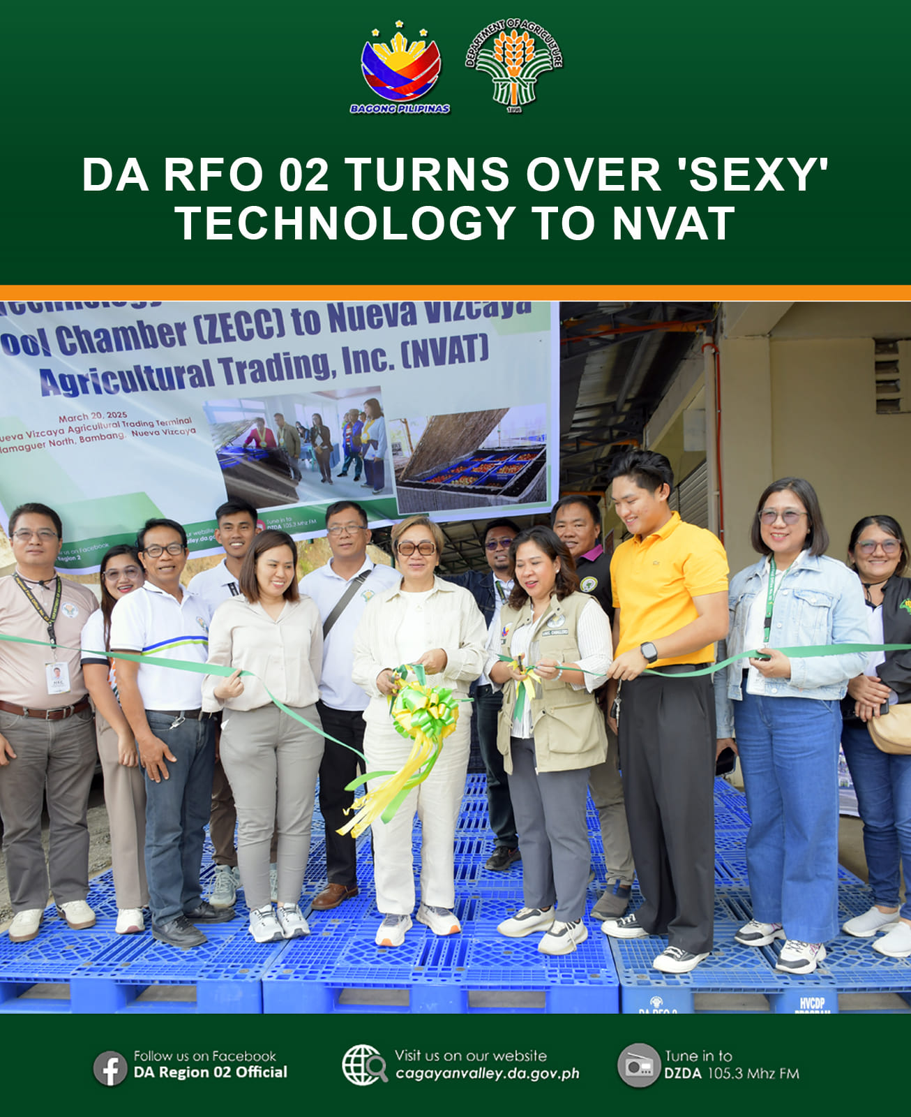 DA Region 02 - 𝐃𝐀 𝐑𝐅𝐎 𝟎𝟐 𝐓𝐔𝐑𝐍𝐒 𝐎𝐕𝐄𝐑 “𝐒𝐄𝐗𝐘” 𝐓𝐄𝐂𝐇𝐍𝐎𝐋𝐎𝐆𝐘 𝐓𝐎... | Facebook