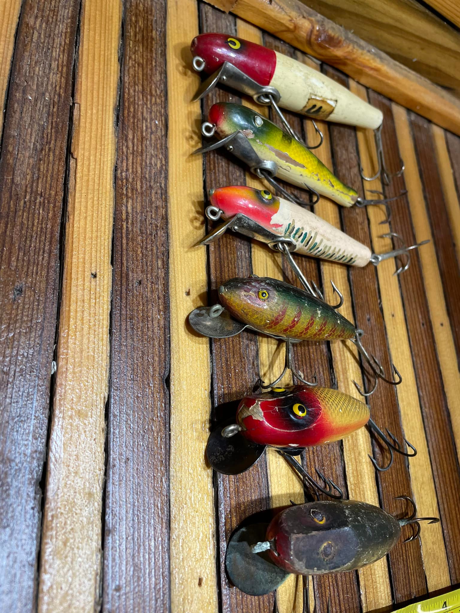 antique fishing lures for sale uk Various Vintage Irish Lanes Minnow Others  & Vintage Tackle Antique SOUTH BEND SURF-ORENO Wood