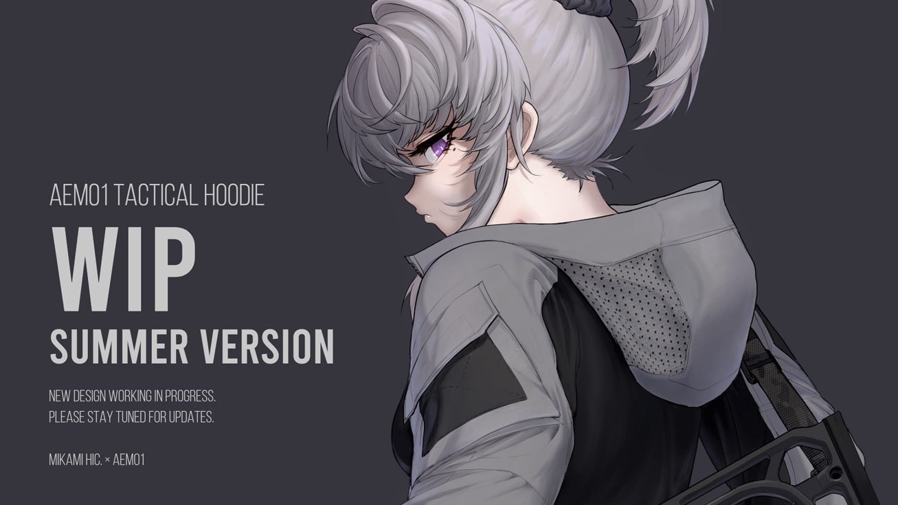 AEM01 Tactical Hoodie Summer Version Survey】 The prototype is
