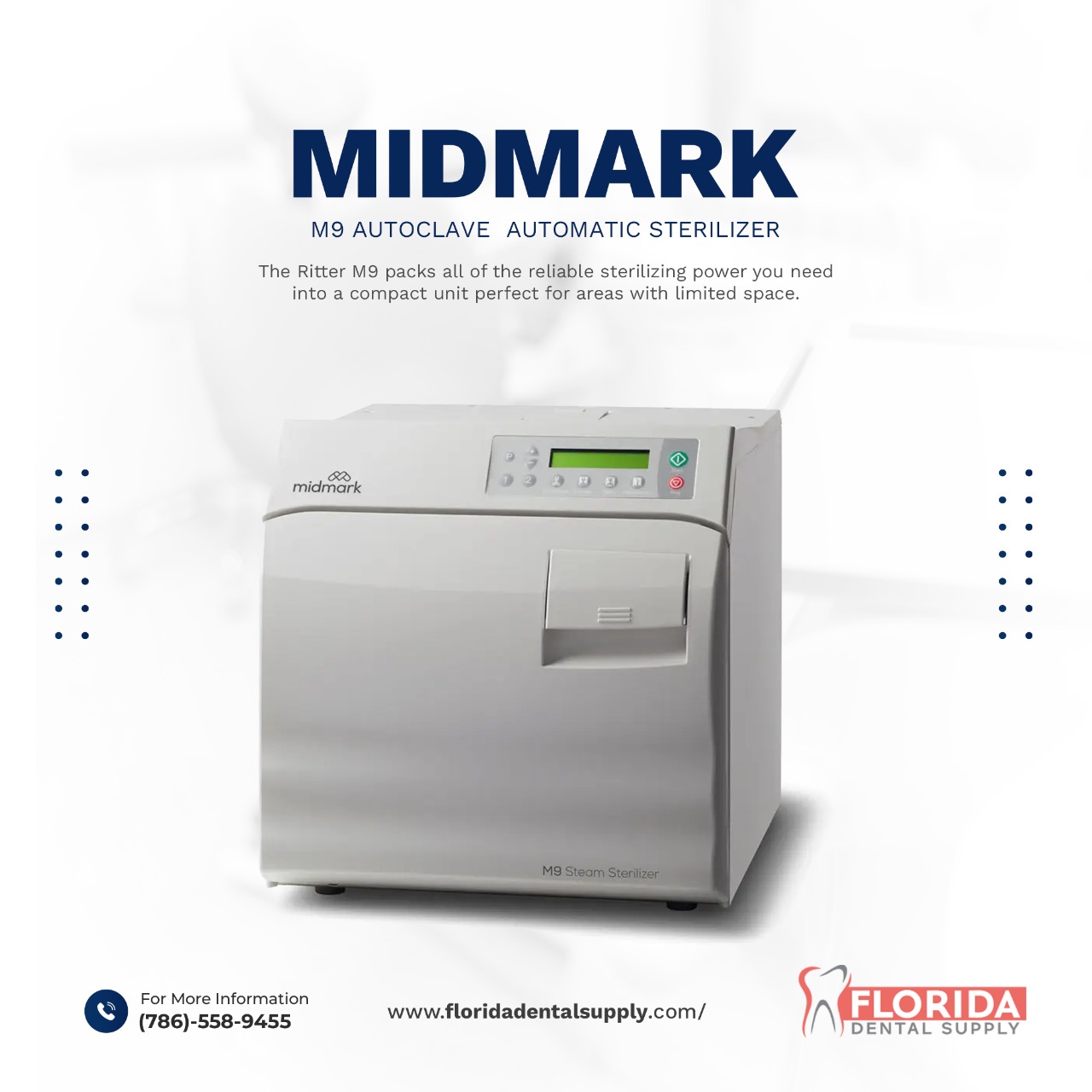 Florida - 𝗠𝗜𝗗𝗠𝗔𝗥𝗞 𝗠9 𝗔𝗨𝗧𝗢𝗖𝗟𝗔𝗩𝗘 𝗔𝗨𝗧𝗢𝗠𝗔𝗧𝗜𝗖 𝗦𝗧𝗘𝗥𝗜𝗟𝗜𝗭𝗘𝗥 Efficiency and ...
